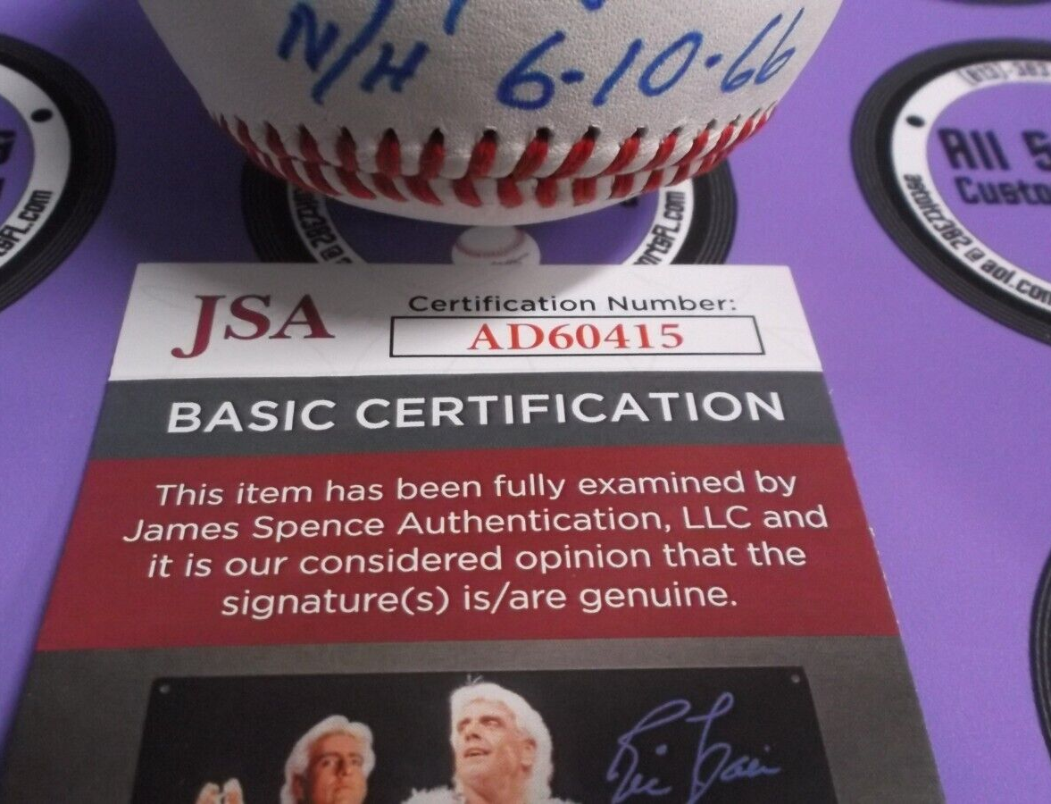 Sonny Siebert Boston Red Sox Indians Autographed Rolb1 Baseball JSA #AD60415