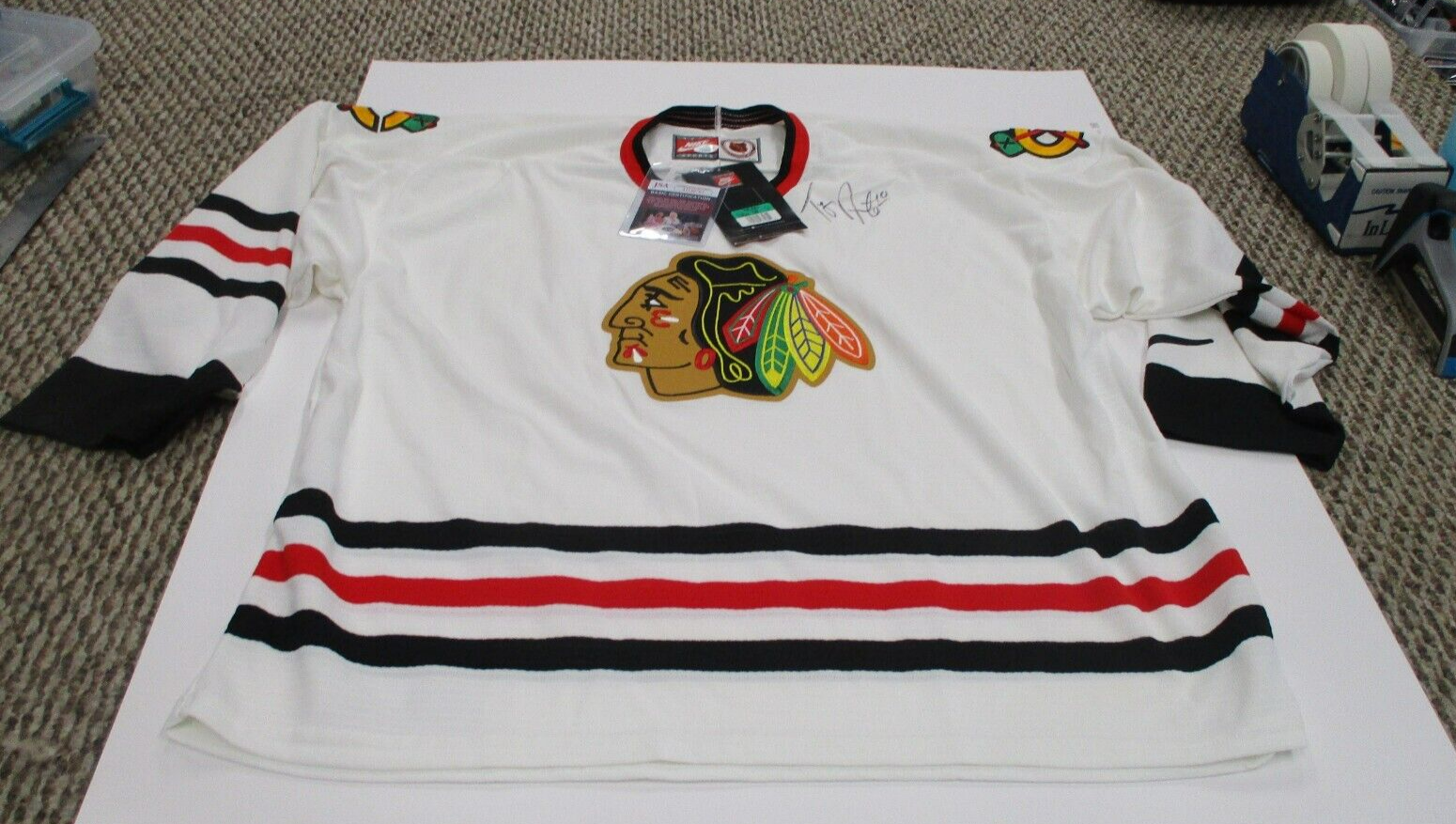 Tony Amonte Chicago Blackhawks Autographed Jersey New With Tag JSA COA #AH46762