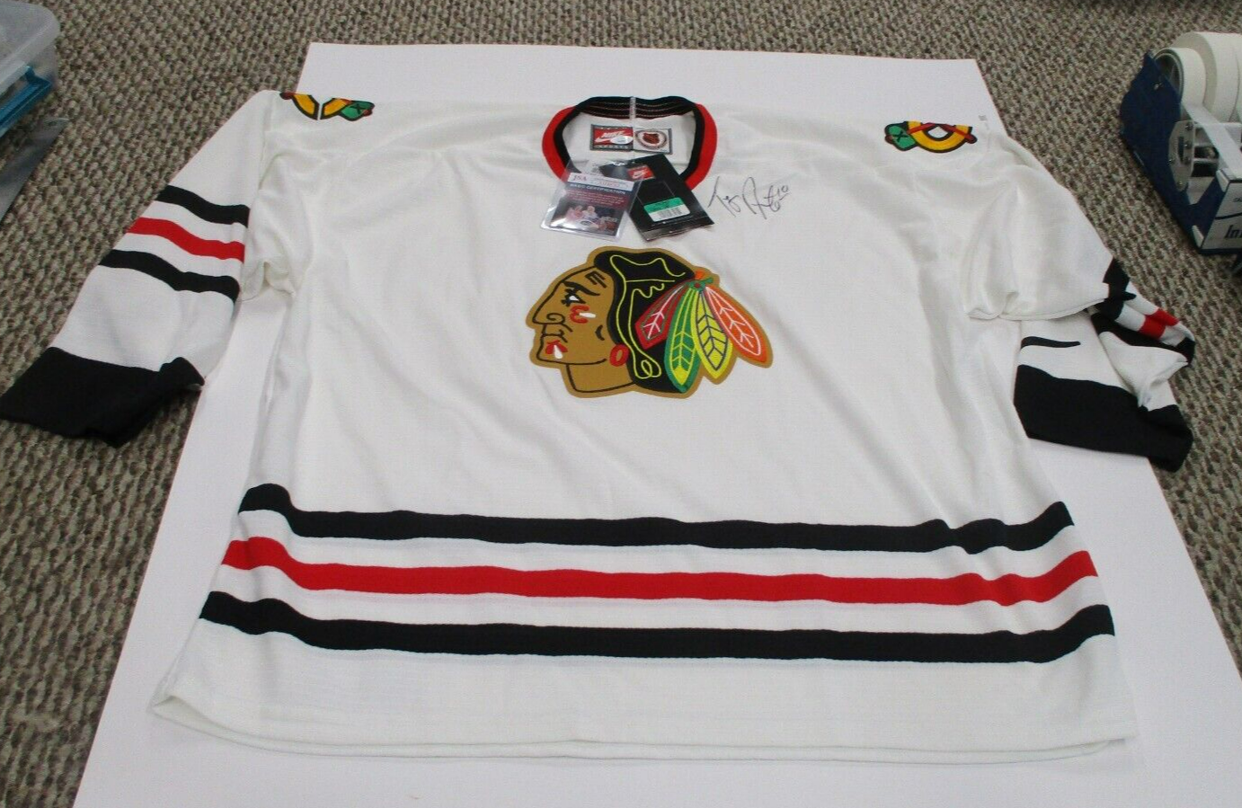 Tony Amonte Chicago Blackhawks Autographed Jersey New With Tag JSA COA #AH46762