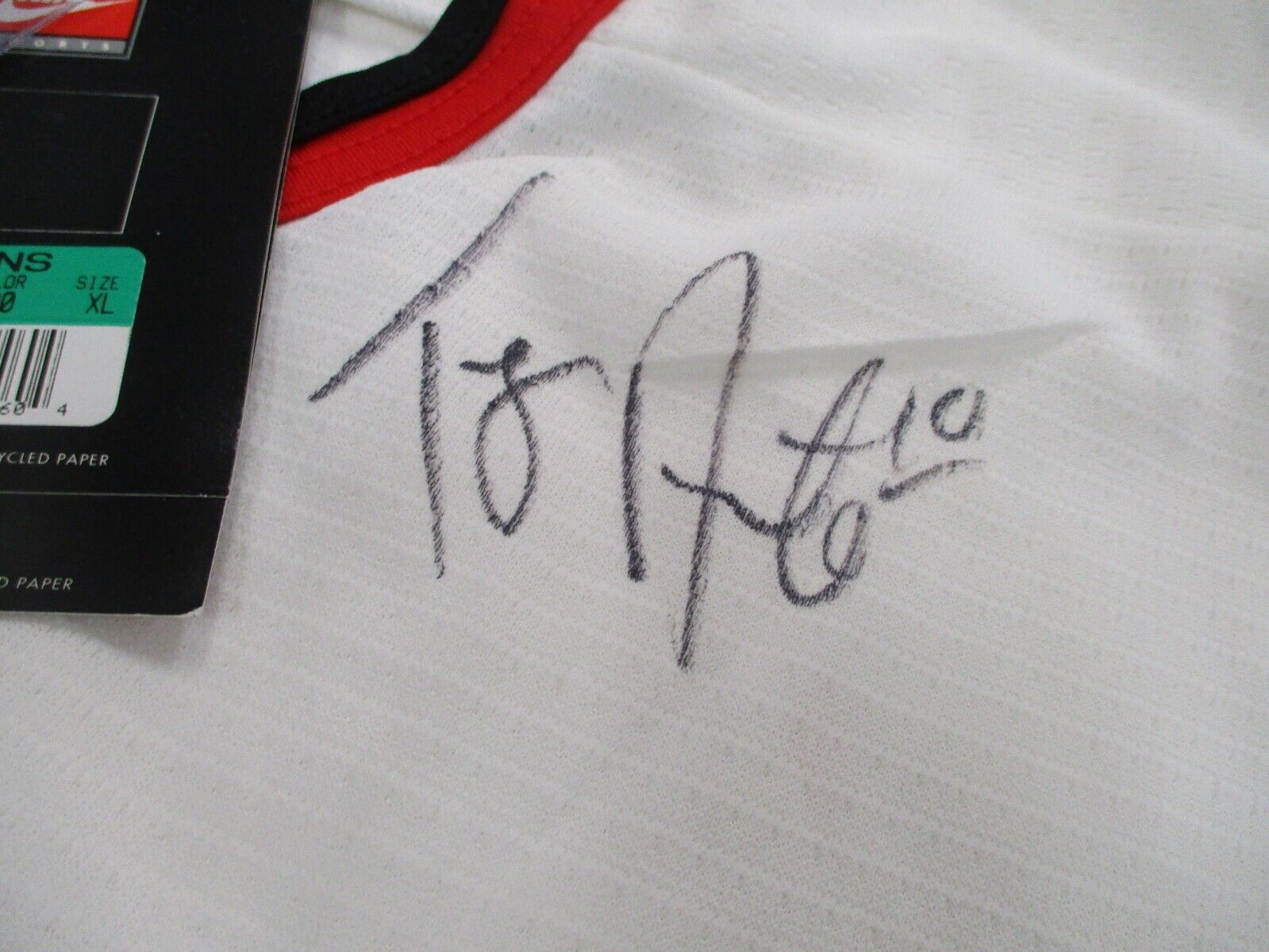 Tony Amonte Chicago Blackhawks Autographed Jersey New With Tag JSA COA #AH46762