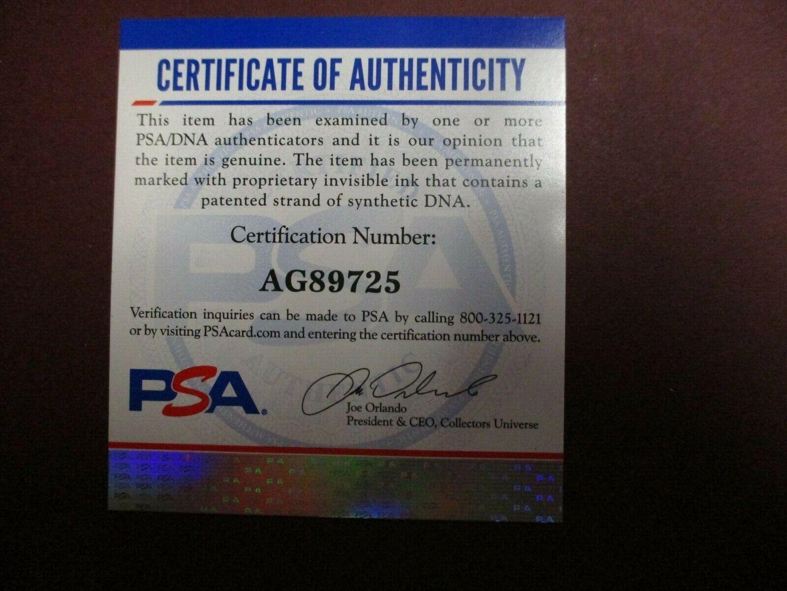 Robinson Cano NY Mets Autographed Official Ball Signed Baseball PSA COA