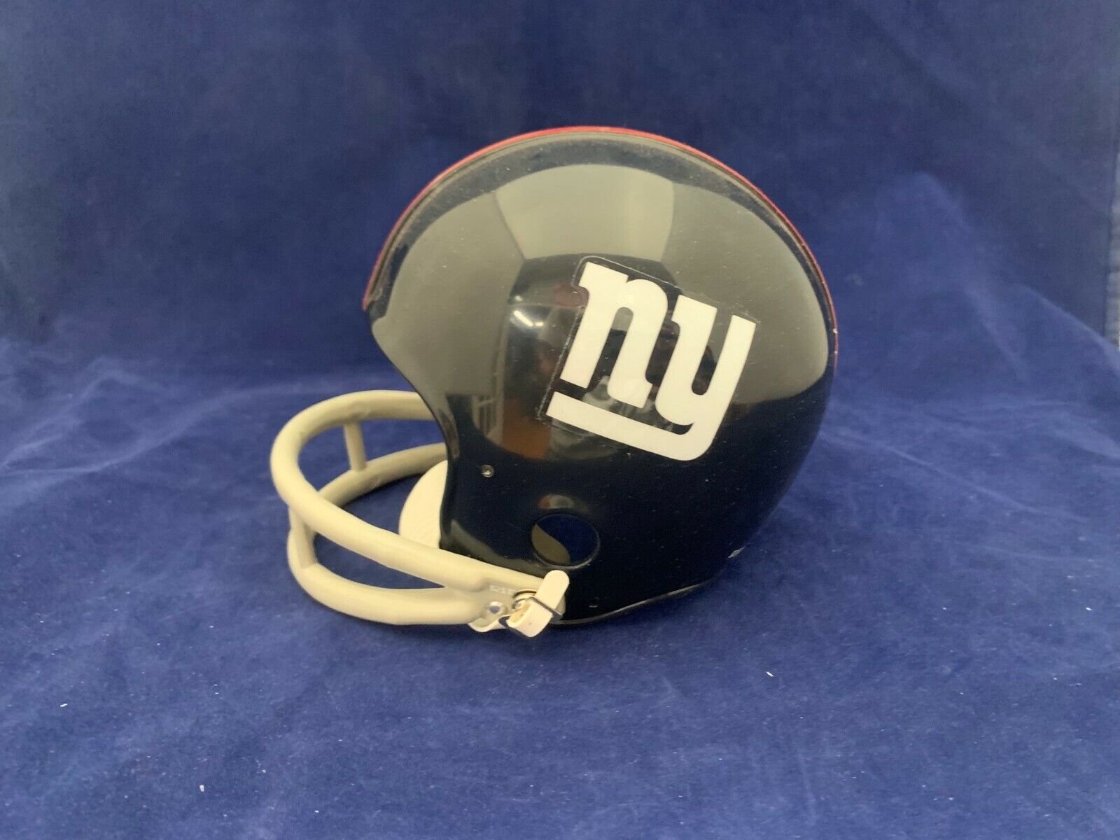 Ya Tittle Giants Signed Mini Helmet with HOF 71 Inscription All Sports COA