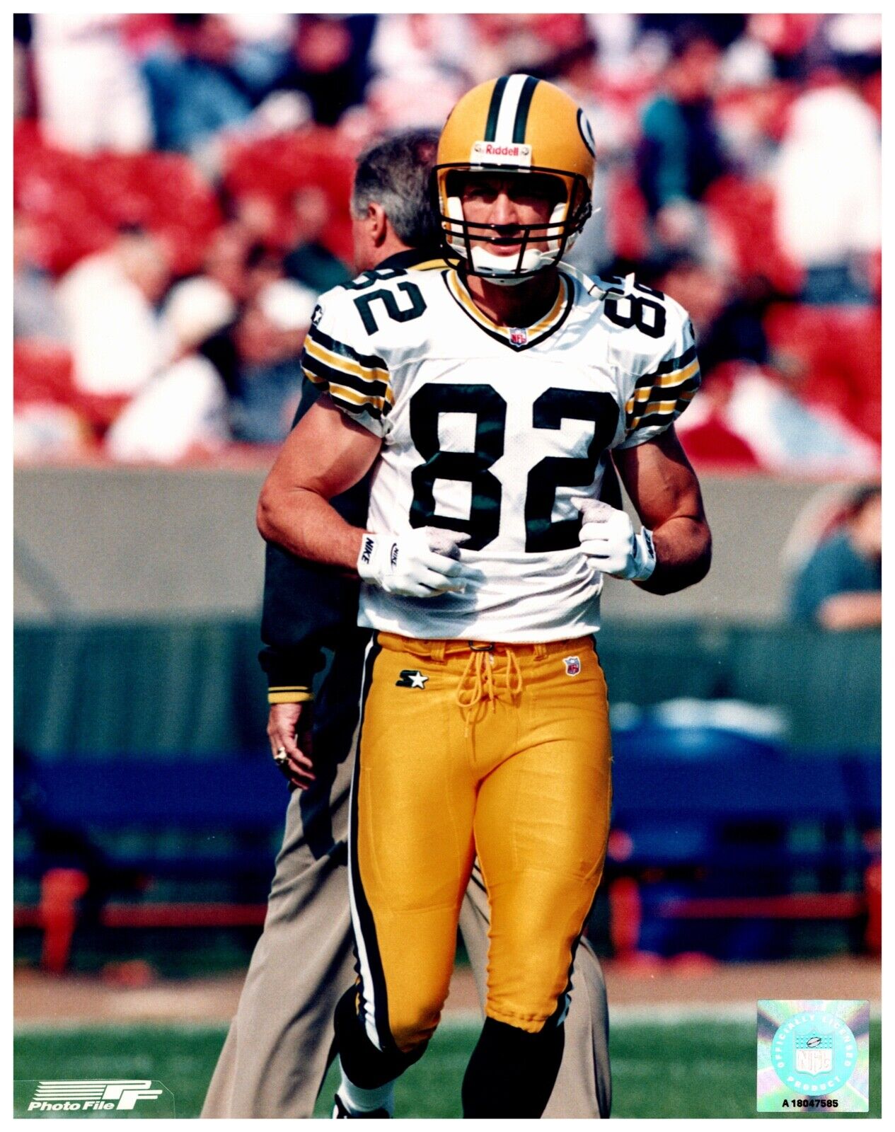 Don Beebe Green Bay Packers NFL Photofile 8x10 Unsigned Hologram Photo