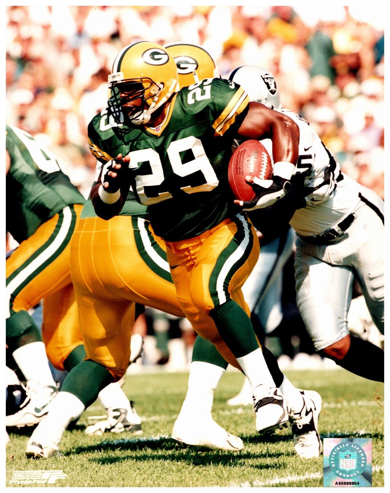 Raymont Harris Green Bay Packers NFL Photofile 8x10 Unsigned Hologram Photo