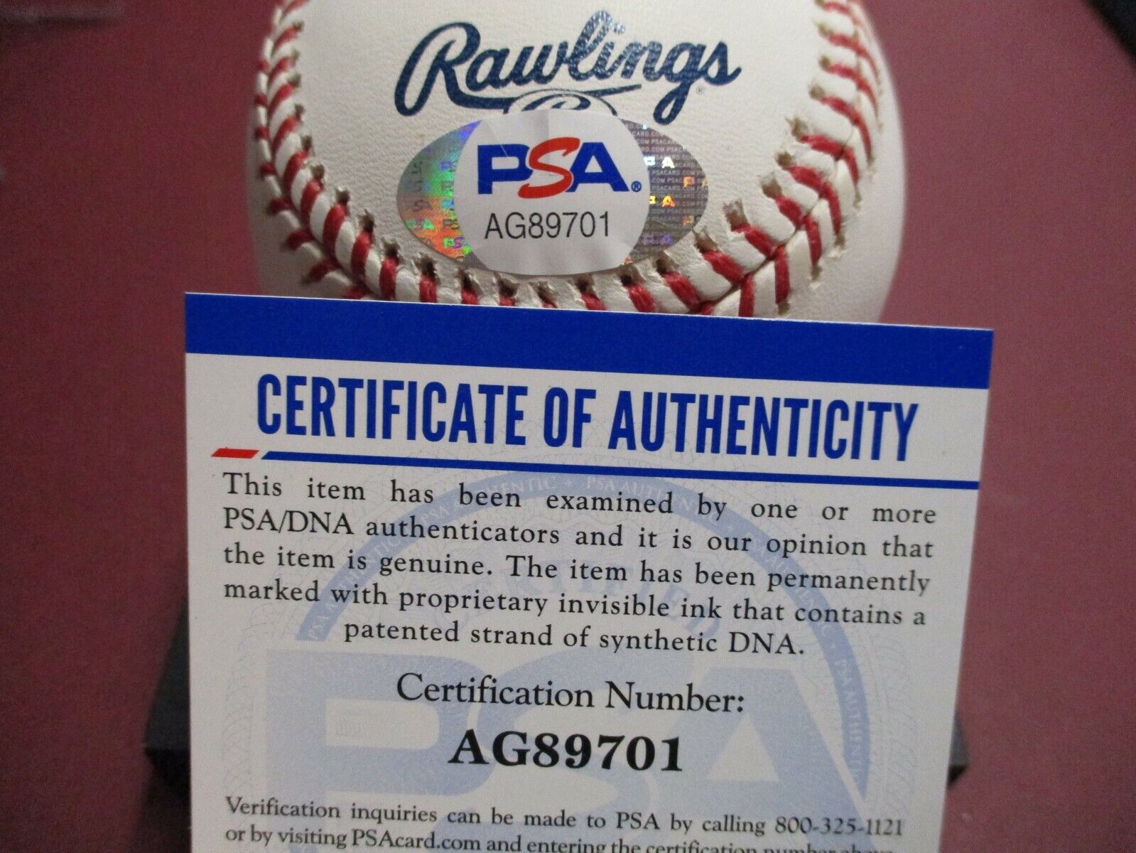 Lee MacPhail HOF 1998 Autographed Official Ball Signed Baseball PSA COA