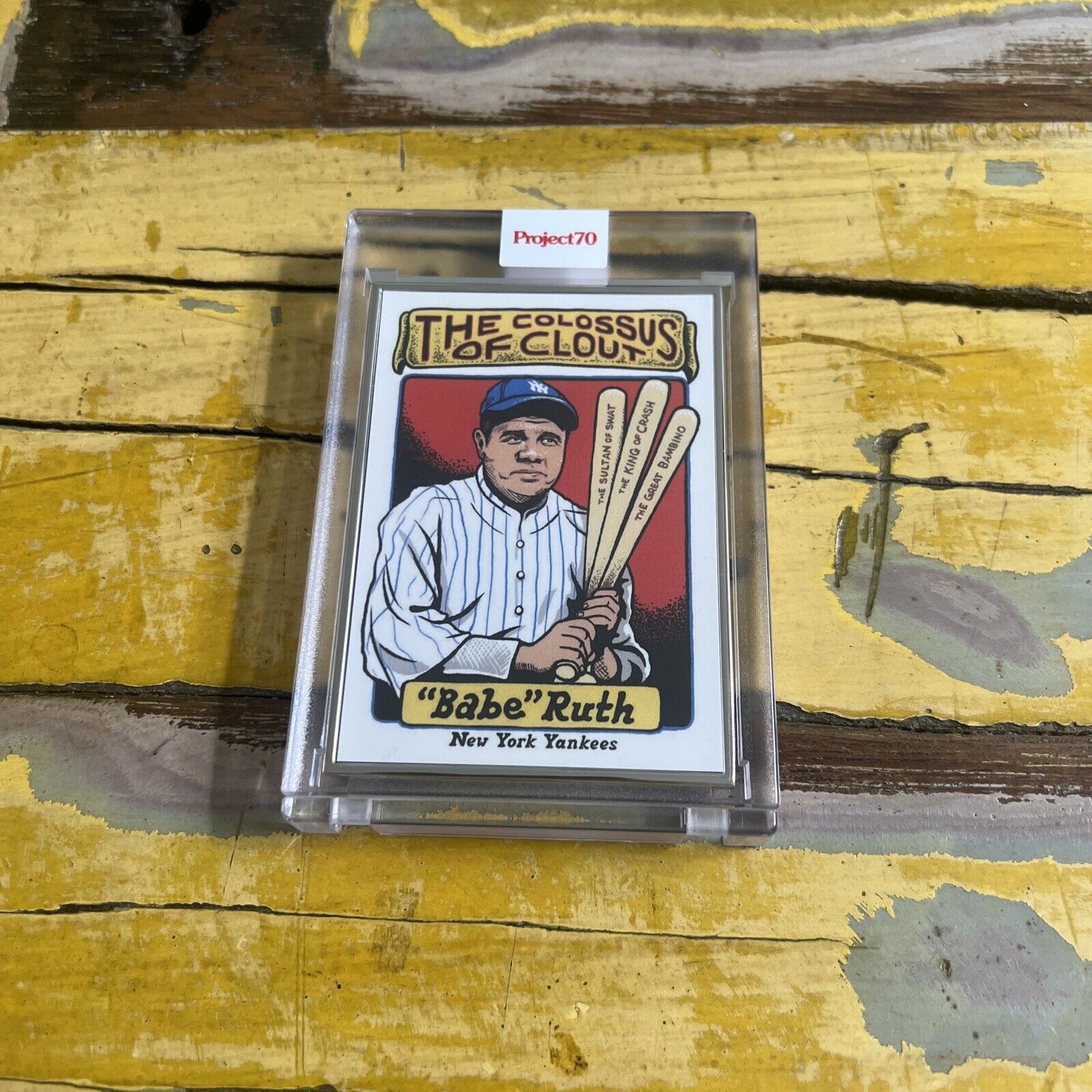 MLB Babe Ruth Yankees 2021 Topps Project 70 Artist Proof #29/51 Card #227 Sealed