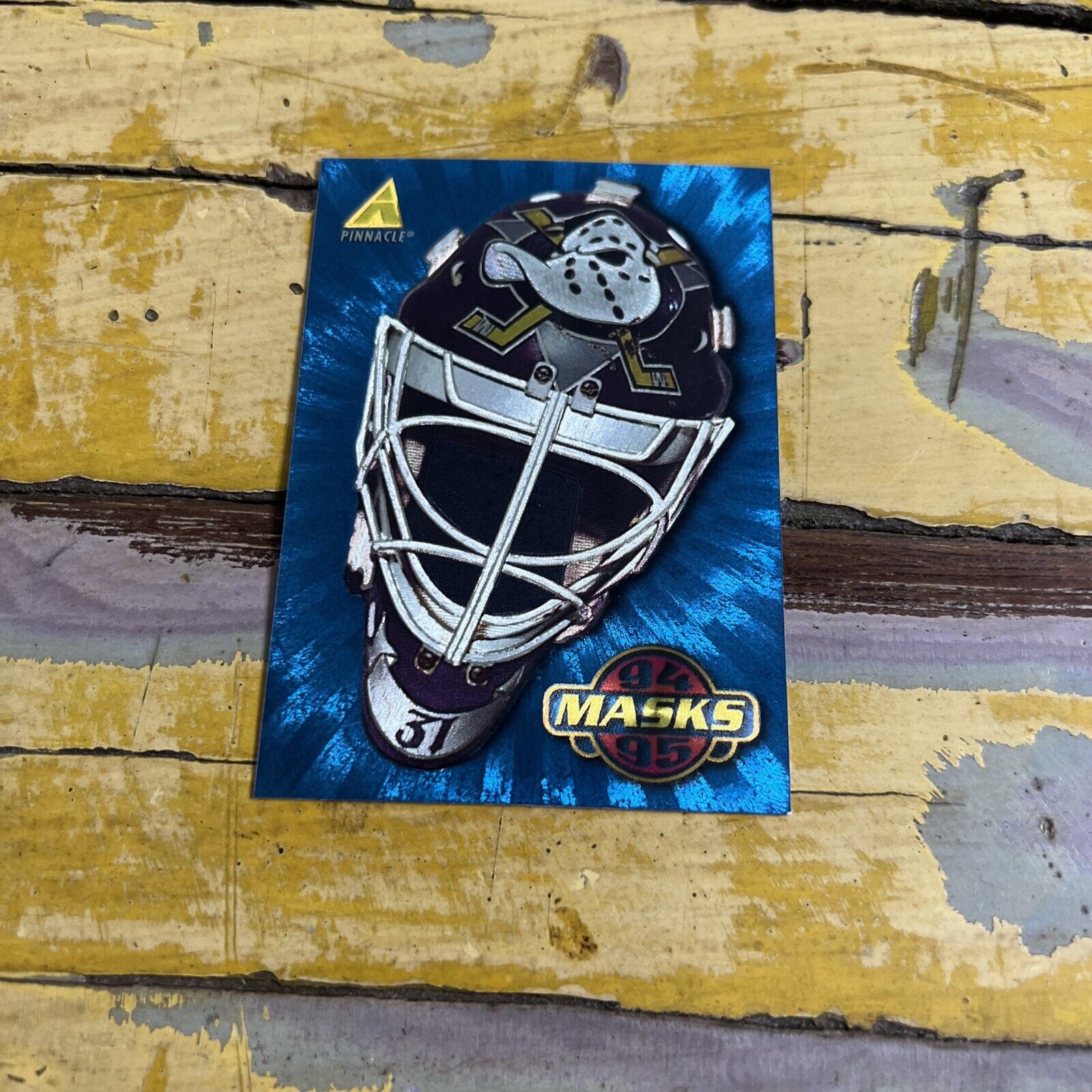 NHL Guy Herbert Anaheim Ducks 1994-95 Pinnacle Masks Card #MA4