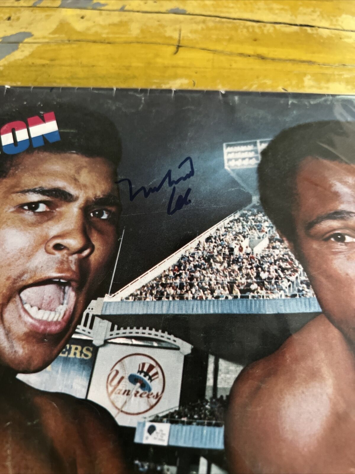 Muhammad Ali "Boxer" Autographed Signed 1976 Ali Vs Norton Program MSG JSA LOA