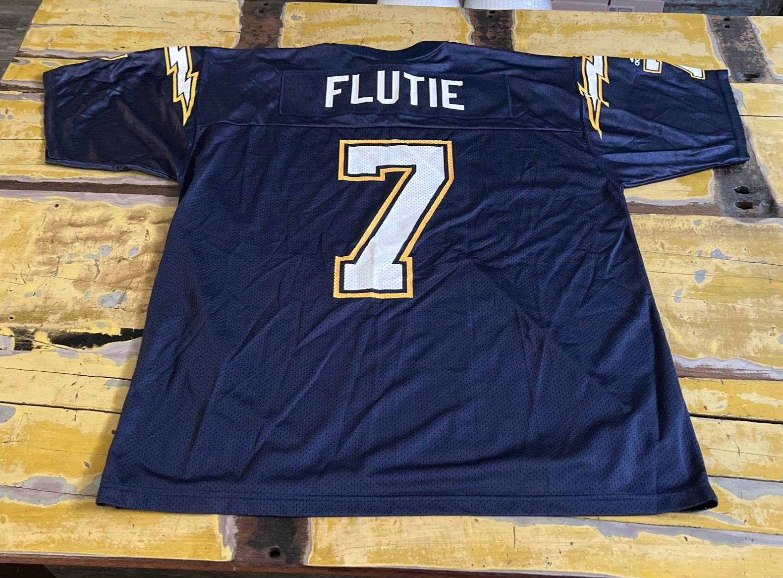 NFL Doug Flutie Los Angeles Chargers Autographed Signed Adidas Jersey PSA COA