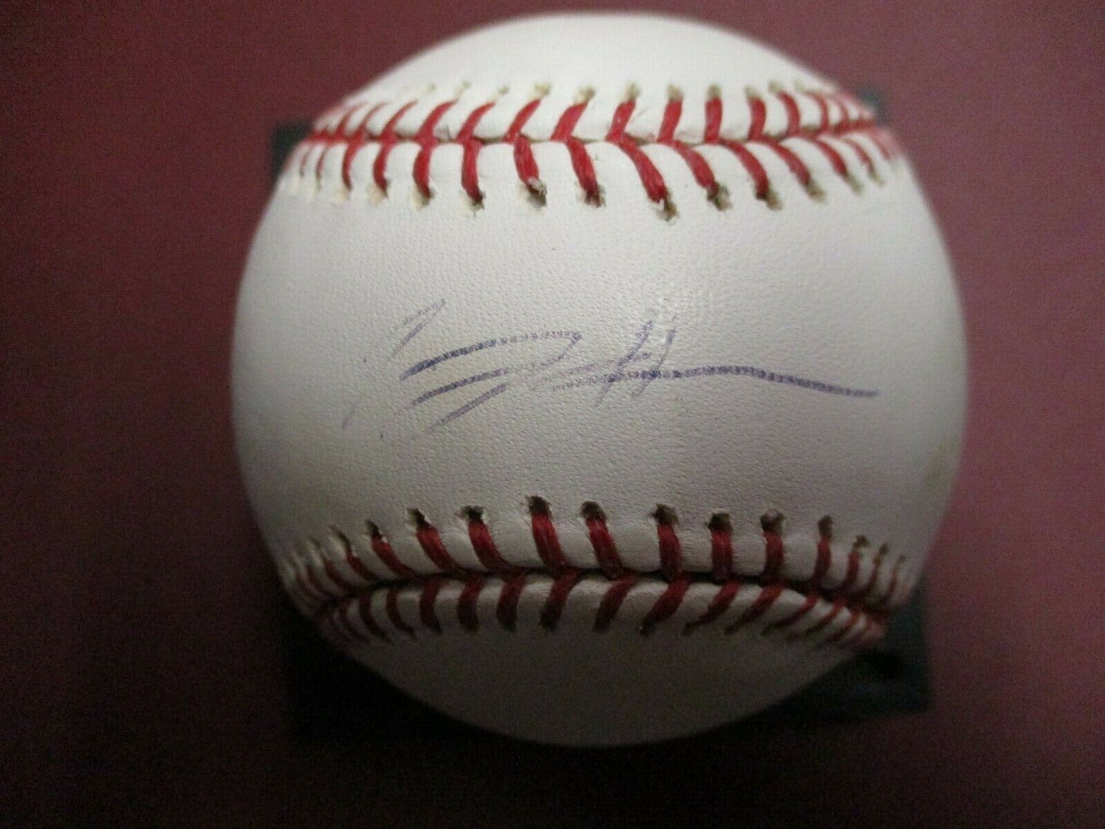 Tommy Hanson Atlanta Braves d 2015 Autographed Official Ball Signed Baseball PSA