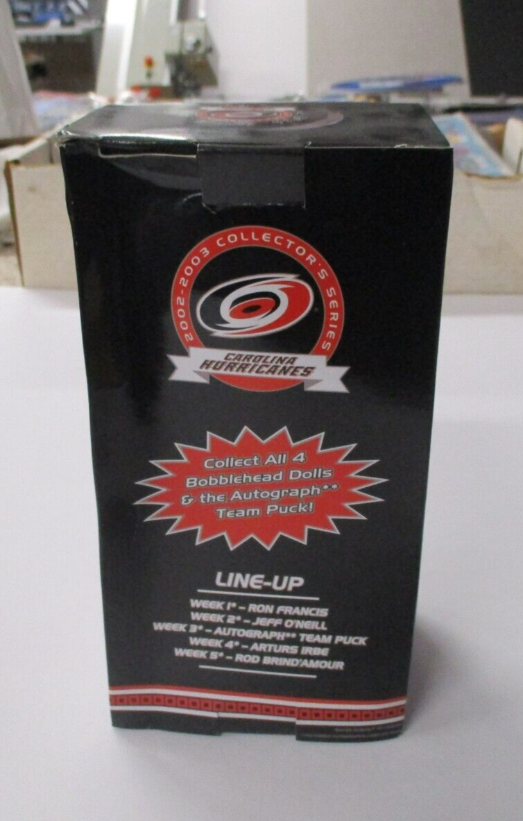 Ron Francis 2002-2003 Carolina Hurricanes Bobblehead New in Box