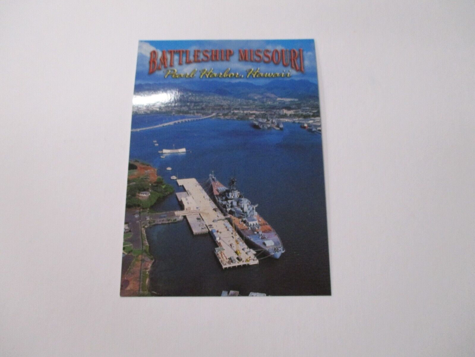 USS Arizona Memorial Postcard b