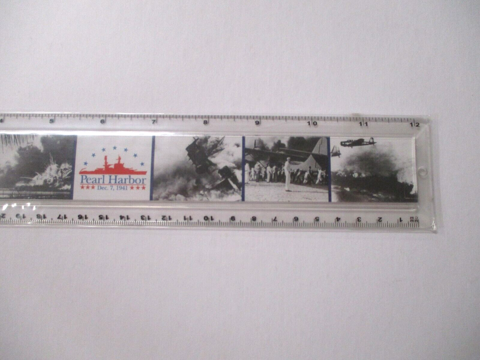 Pearl Harbor Arizona 1941 Commemorative 12 Inch Ruler New in Package