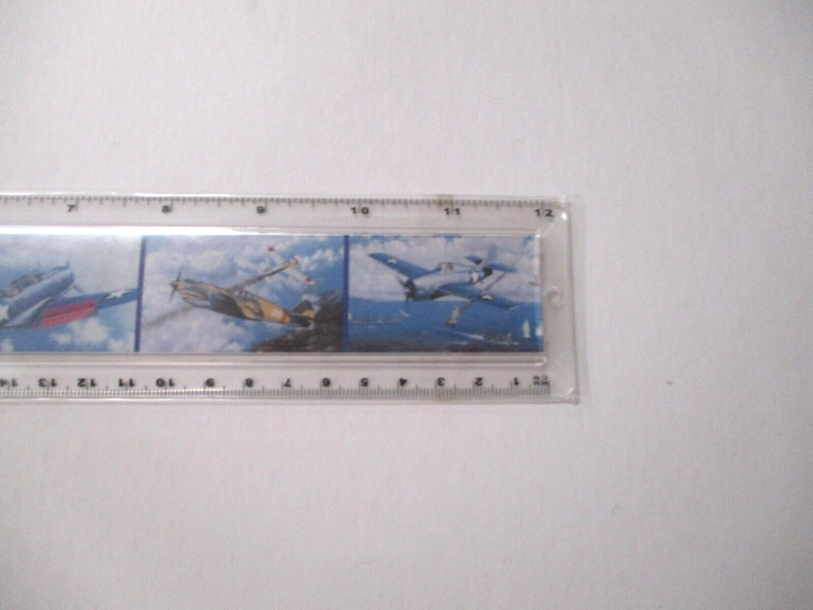 Pearl Harbor Arizona Memorial Airplane 12 Inch Ruler New in Package