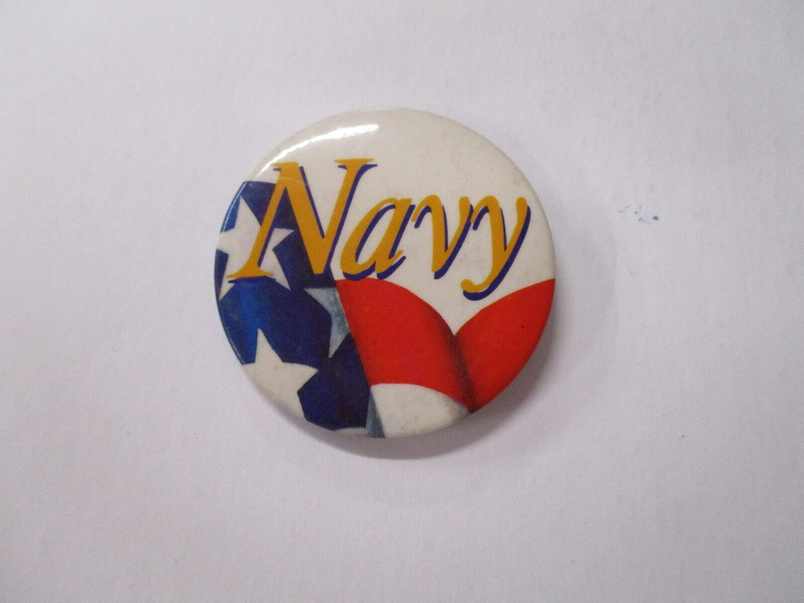 Navy American Flag Pin Badge Size 2 Inches