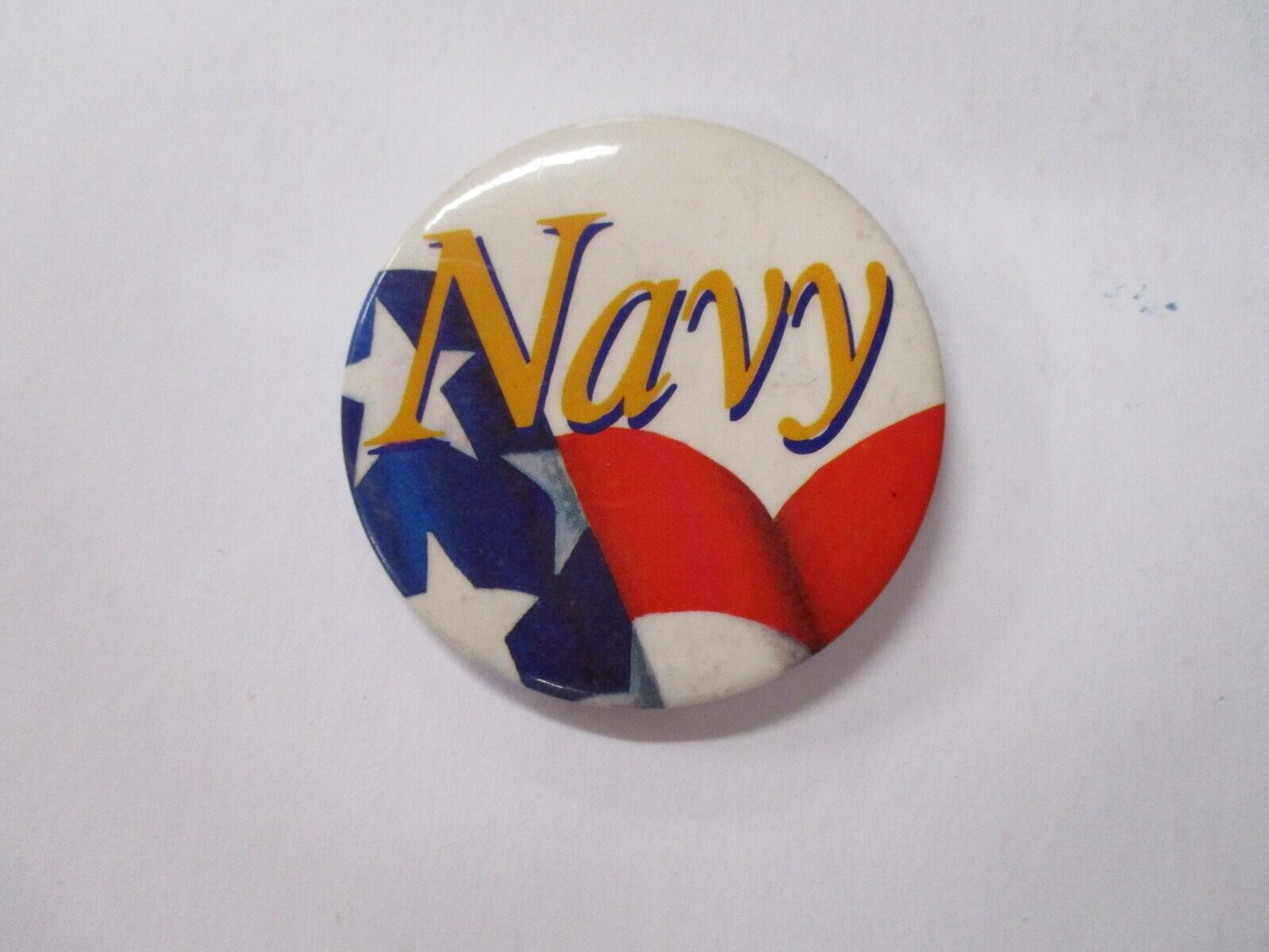 Navy American Flag Pin Badge Size 2 Inches