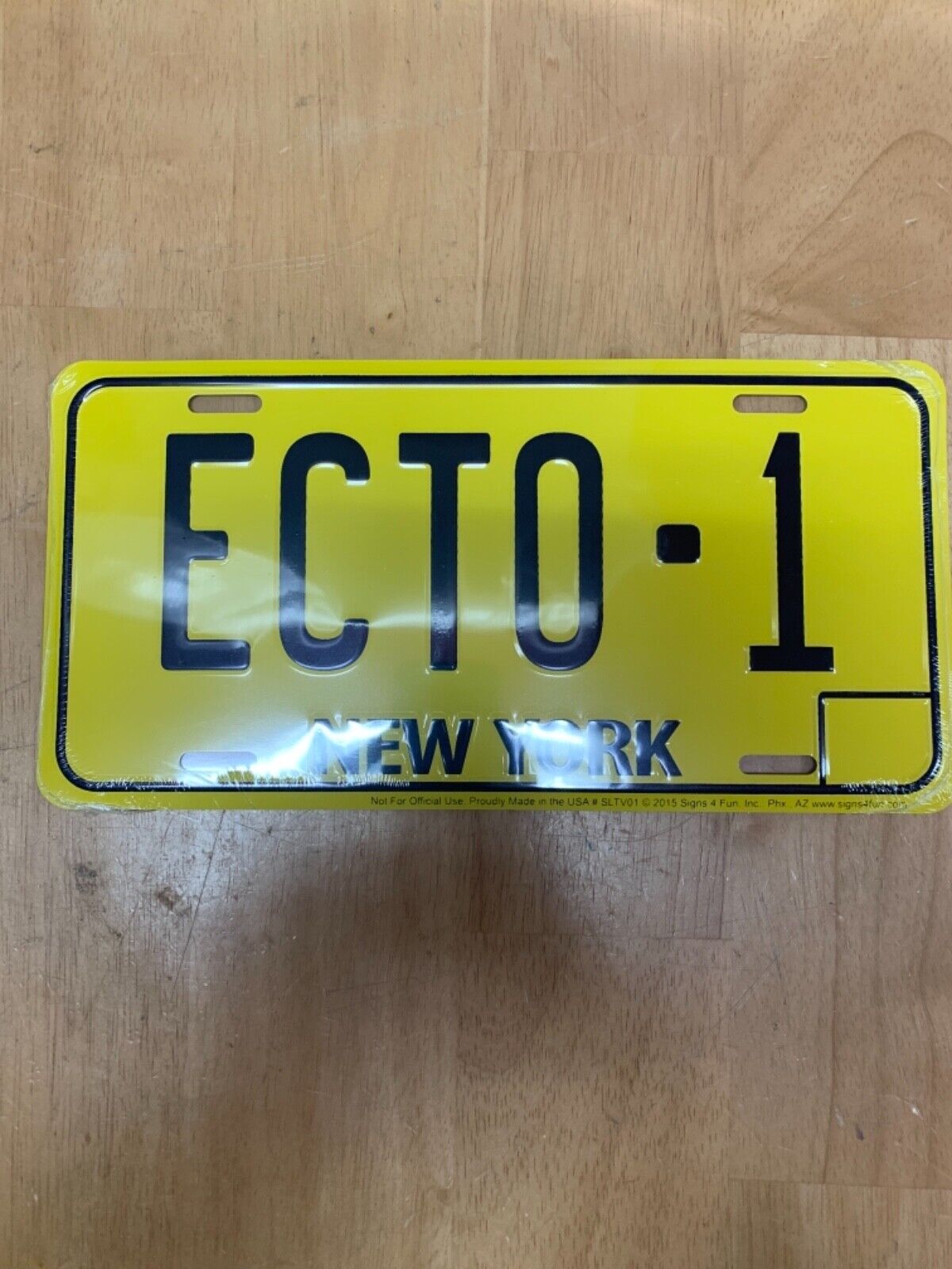 Ghostbusters Ecto-1 Replica License Plate