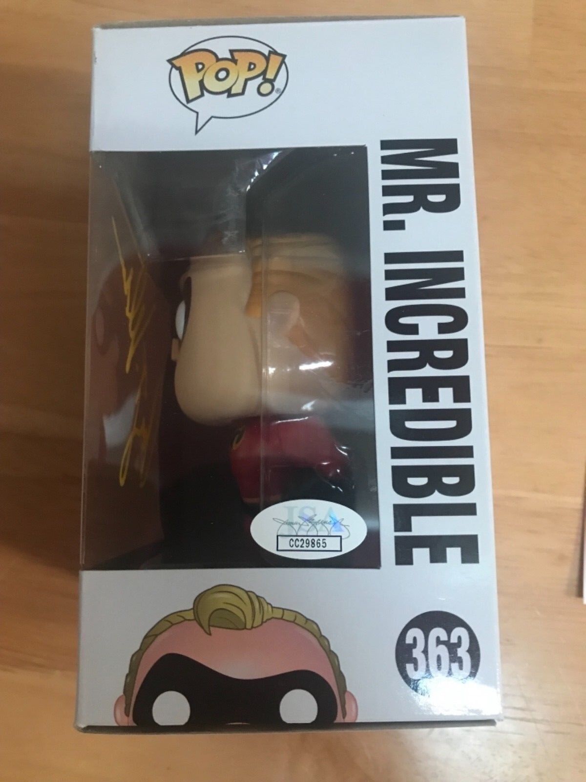 Funko Pop Craig T. Nelson “Mr. Incredible” Autograph JSA #CC29864