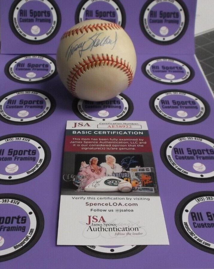 Tracy Stallard Boston Red Sox Mets Cardinals Autographed Baseball JSA #AE58922