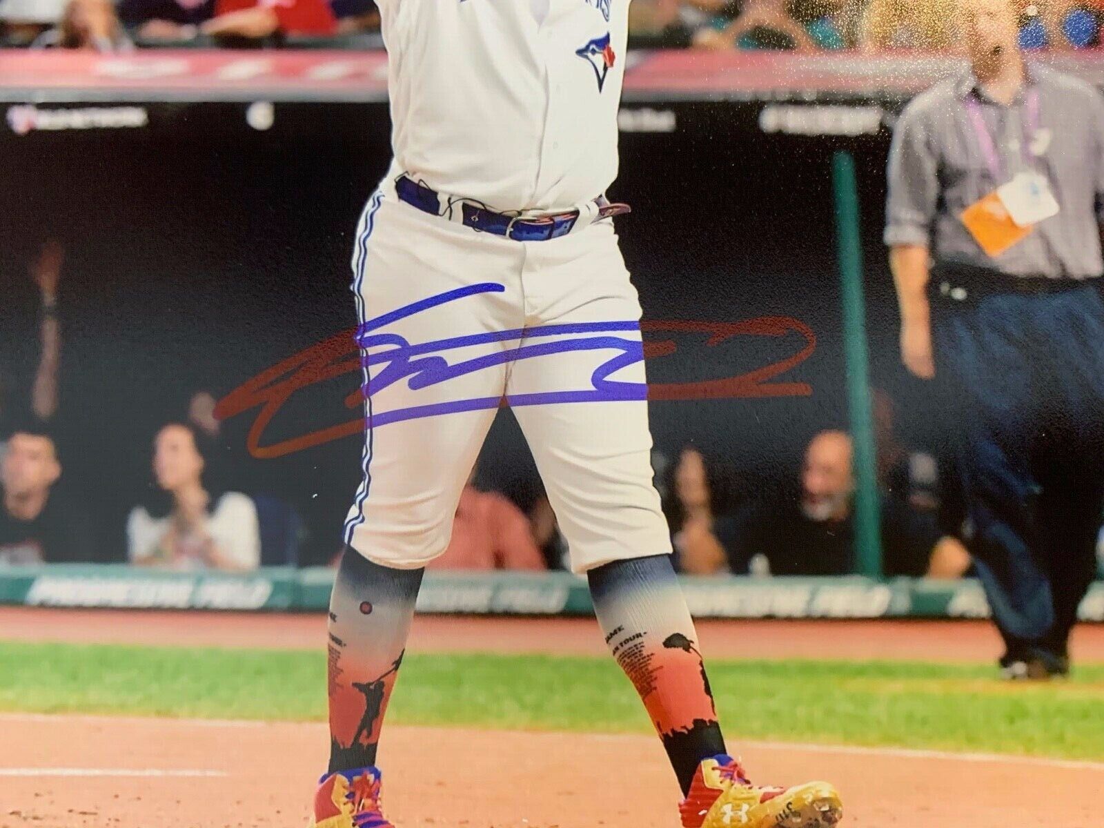 Vladimir Guerrero JR Blue Jays Autographed 8x10 Sports Photo G JSA COA #MM919104