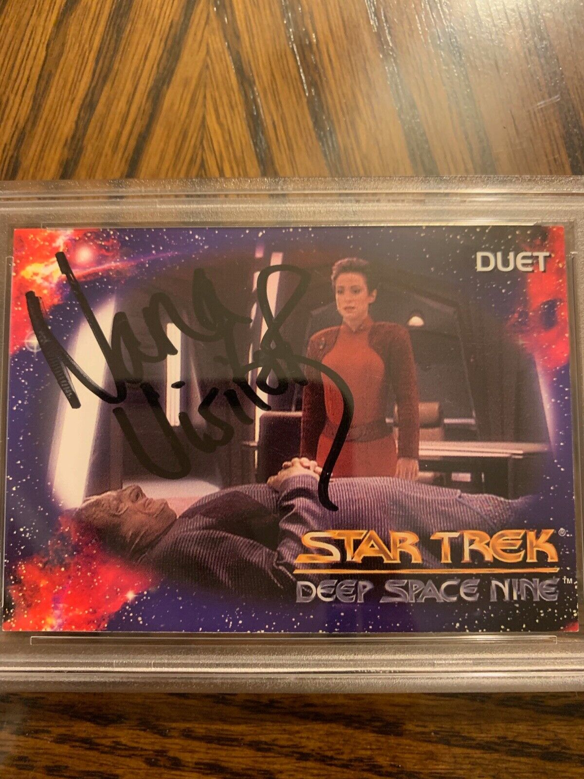 Nana Visitor Autographed Star Trek DS9 Duet Card #47 PSA Slabbed & Certified