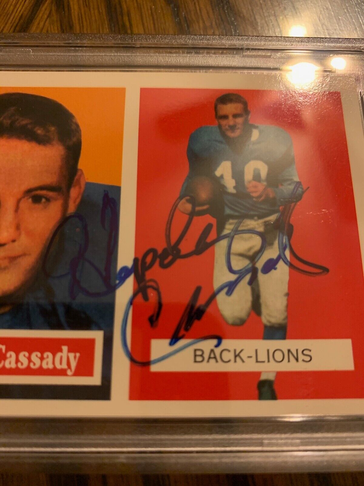 Howard Cassady Autographed Topps Archives Heisman Card PSA Slabbed & Certified B