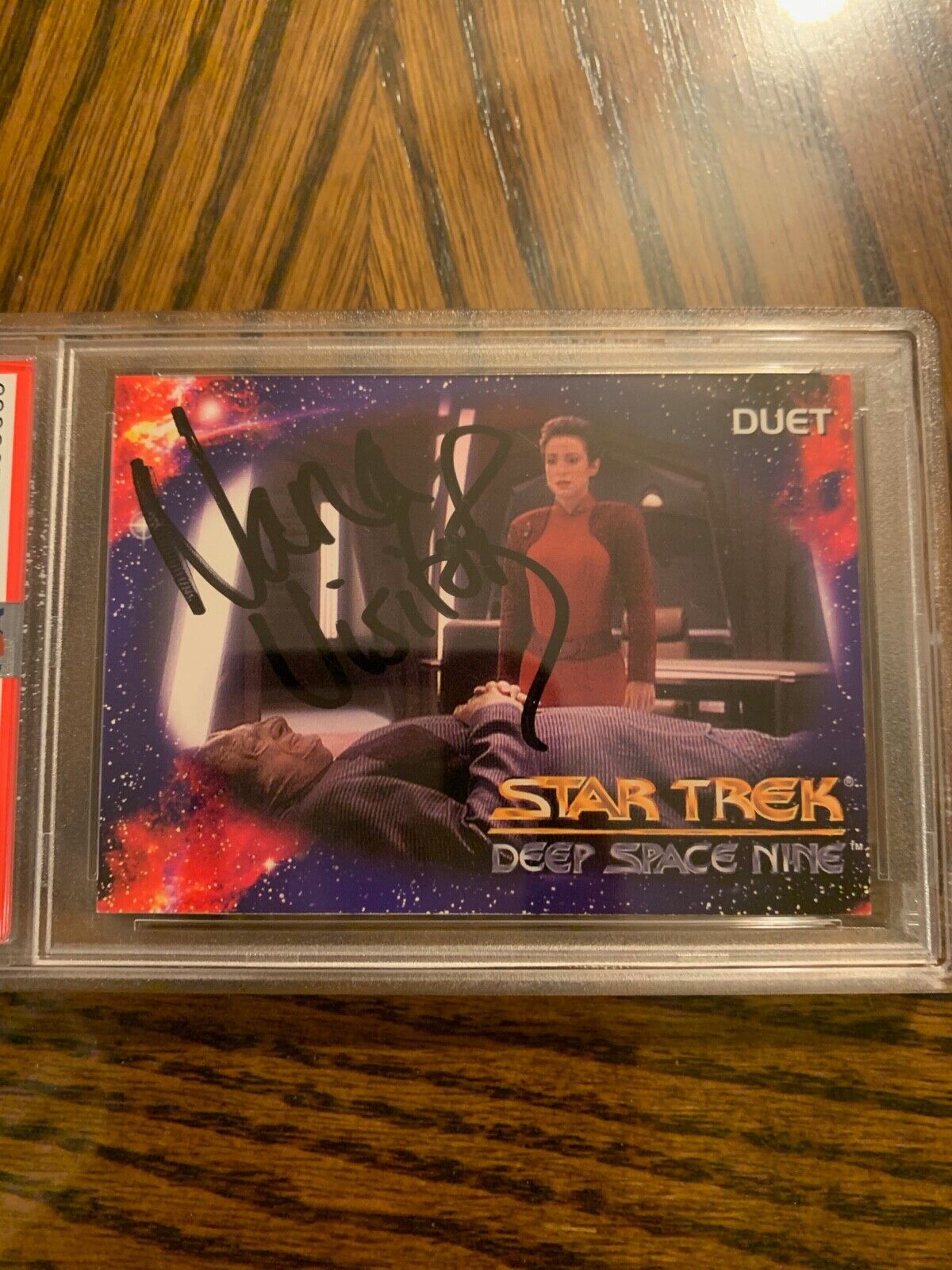 Nana Visitor Autographed Star Trek DS9 Duet Card #47 PSA Slabbed & Certified