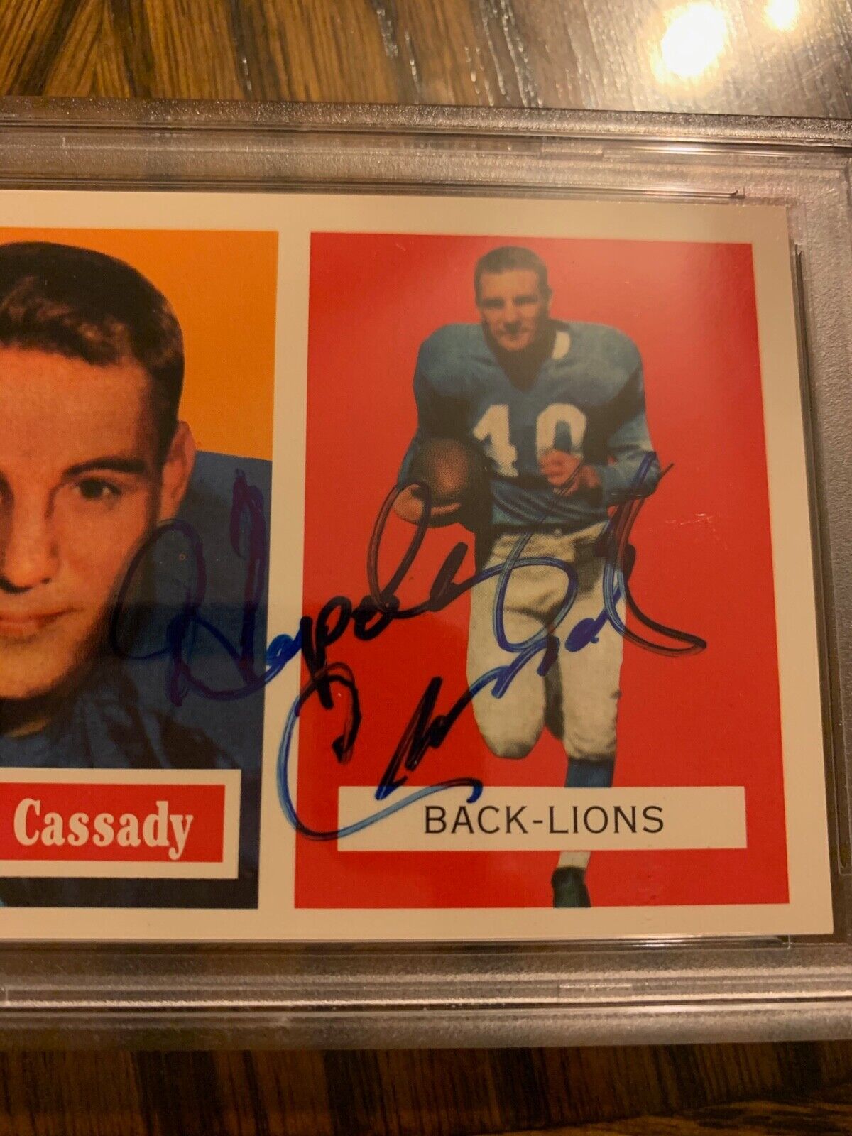 Howard Cassady Autographed Topps Archives Heisman Card PSA Slabbed & Certified B