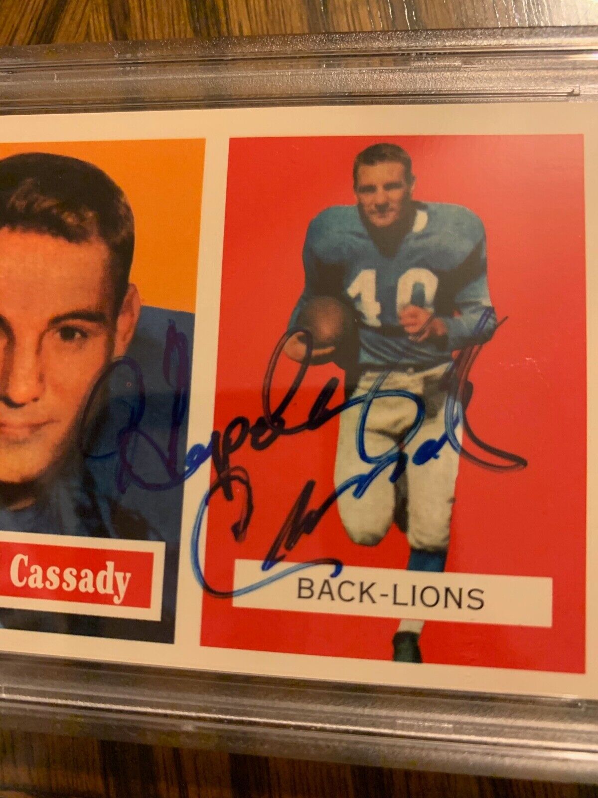 Howard Cassady Autographed Topps Archives Heisman Card PSA Slabbed & Certified B