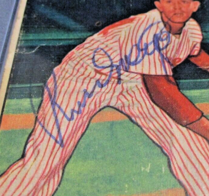 Russ Meyer Phillies Autographed Signed 1951 Bowman Card #75 PSA Slab