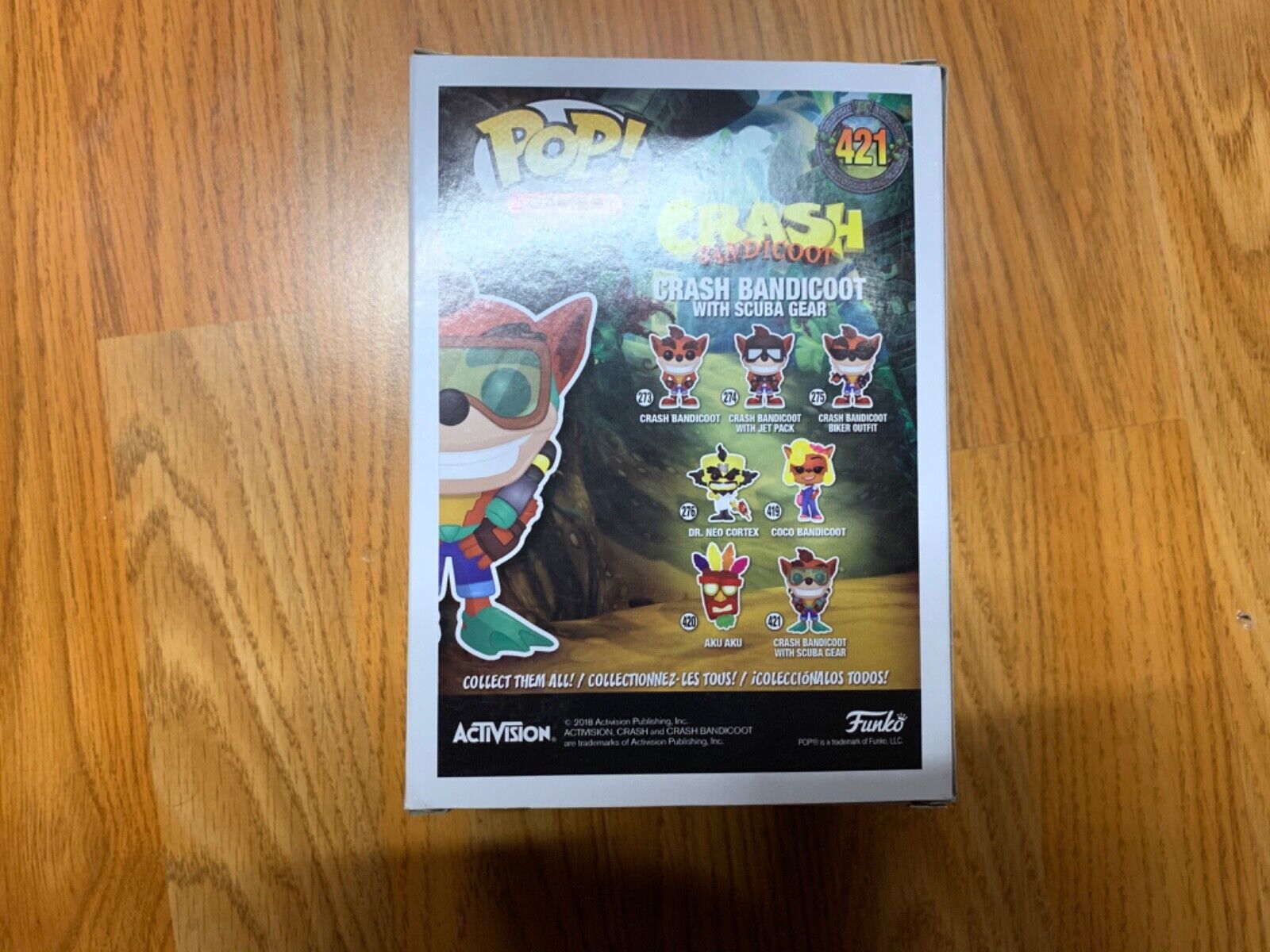 Funko Pop Crash Bandicoot with Scuba Gear