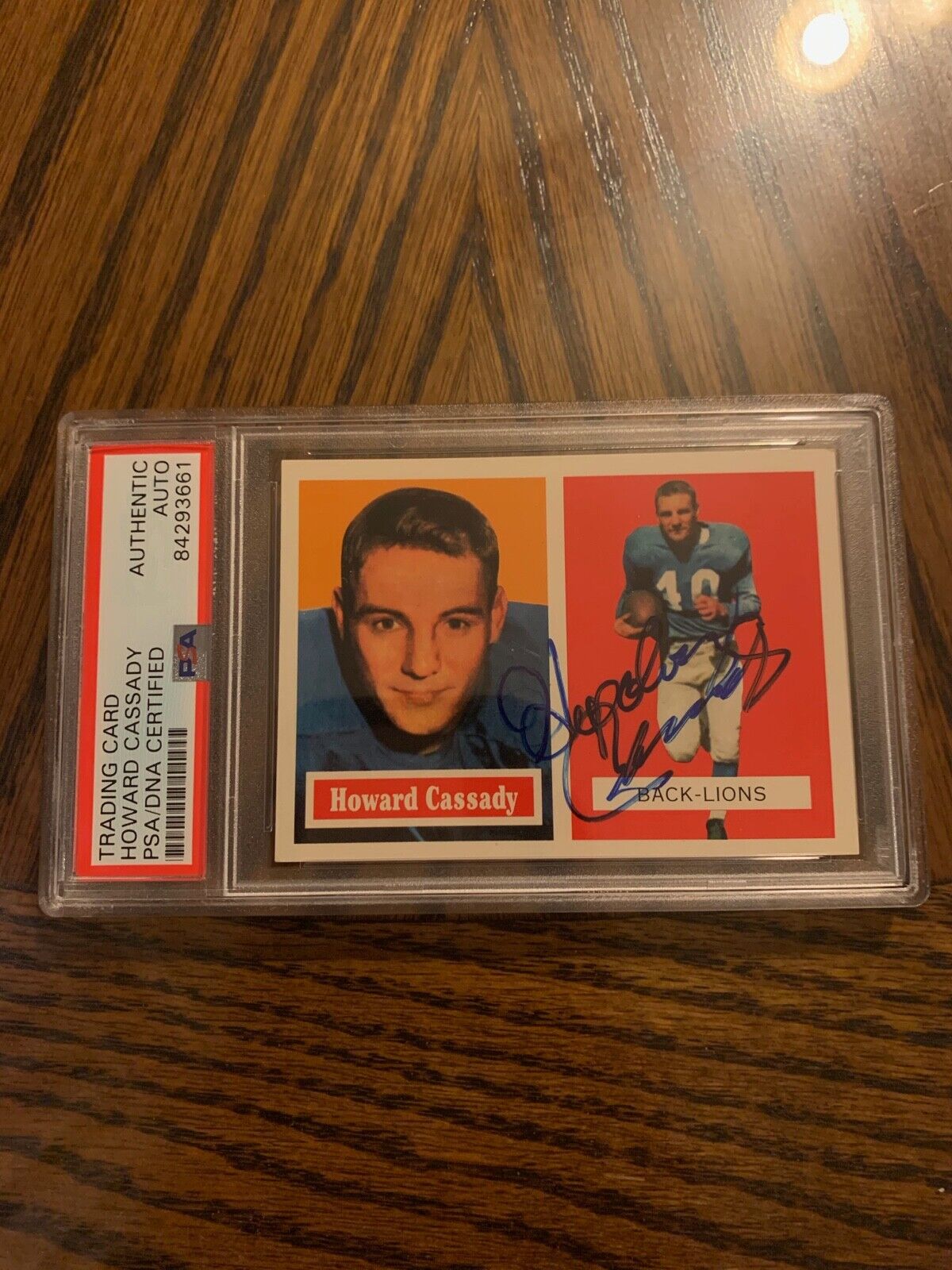 Howard Cassady Autographed Topps Archives Heisman Card PSA Slabbed & Certified