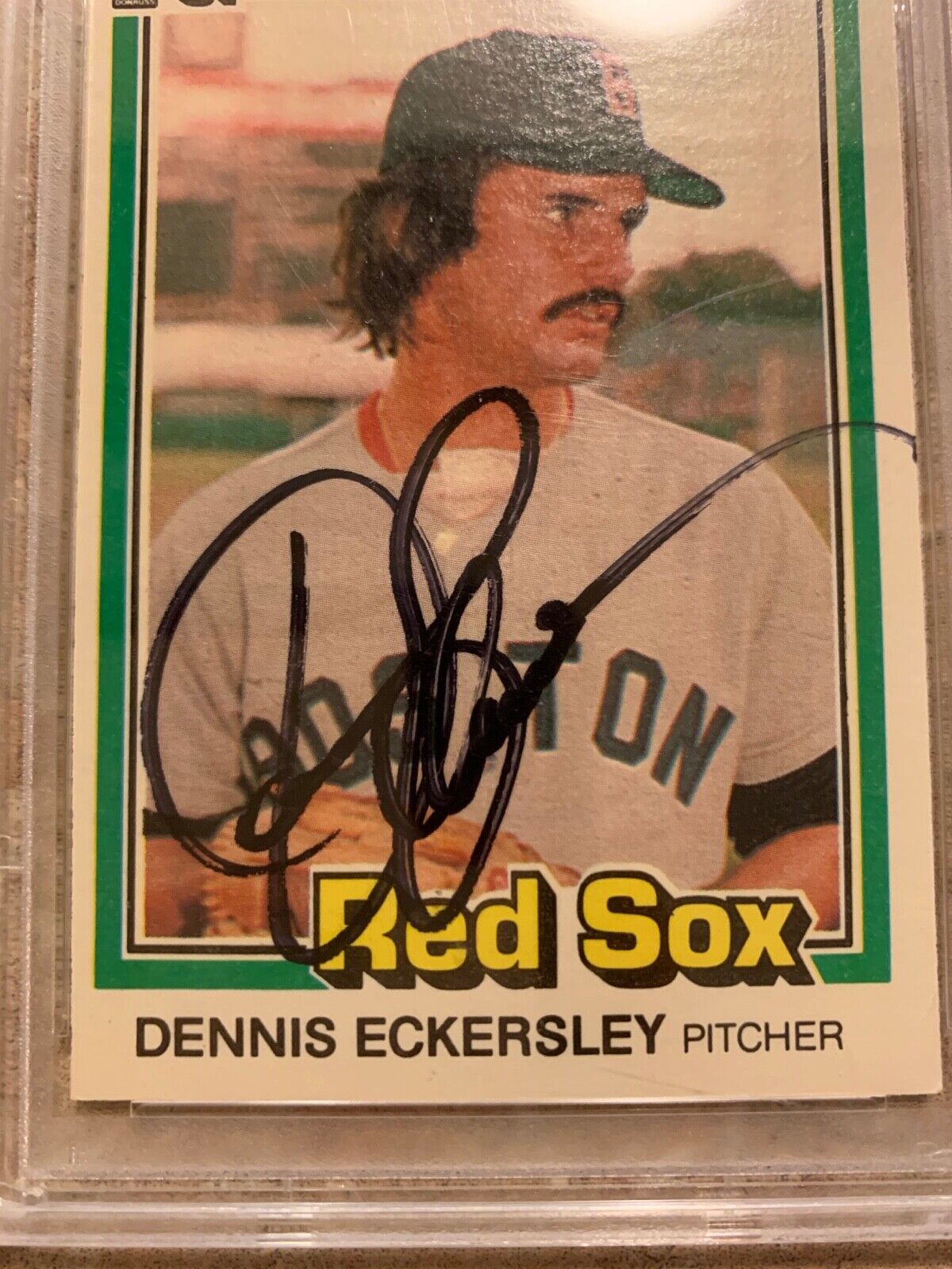 Dennis Eckersley Autographed 1981 Donruss Card #96 PSA Certified Slabbed