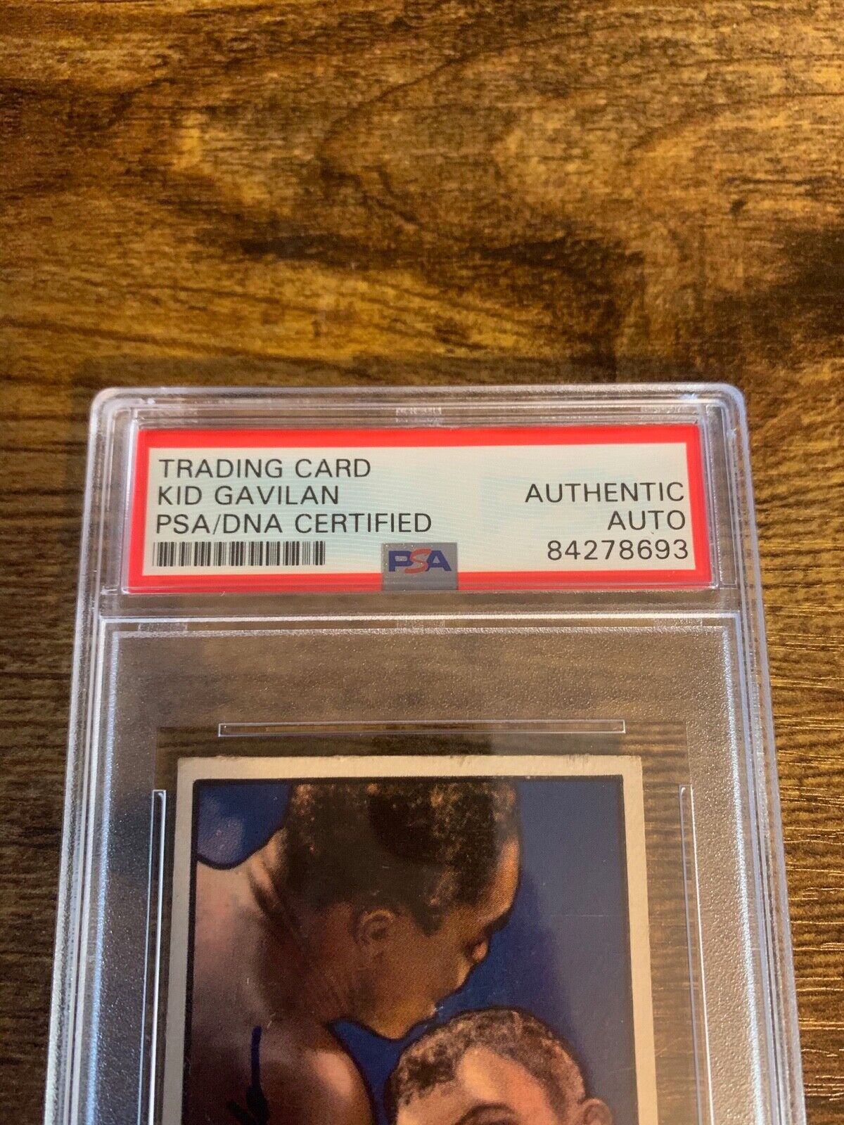 Kid Gavilan Autographed Signed 1951 Ringside Card PSA Certified Slabbed