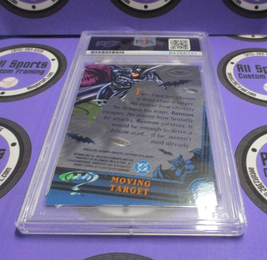 Val Kilmer Autographed Signed Fleer Metal DC Batman Card #64 PSA Slab #84756721