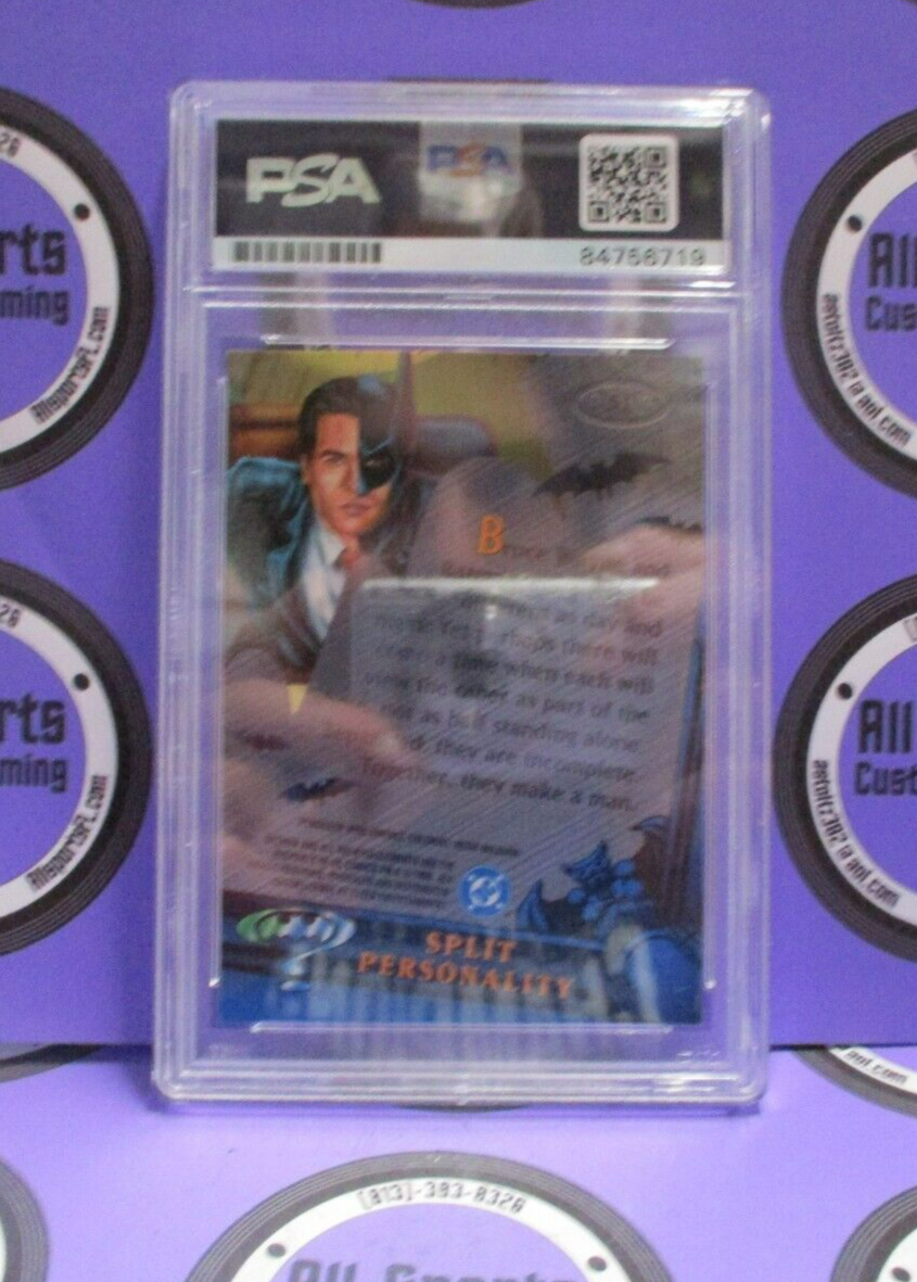 Val Kilmer Autographed Signed Fleer Metal DC Batman Card #51 PSA Slab #84756719