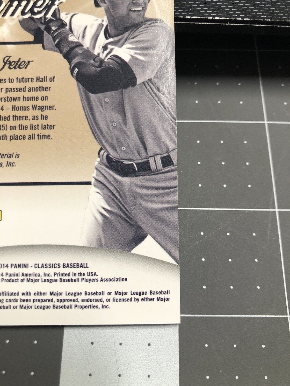 DEREK JETER 2014 Classics Stars of Summer Jersey Pinstripe 42/99 2 Color Swatch