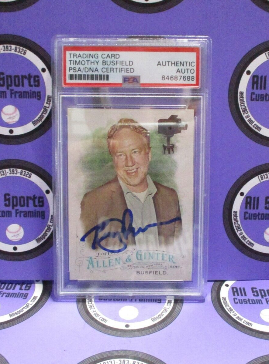 Timothy Busfield Actor Autographed Signed 2016 Allen & Ginter Card (4) PSA Slab