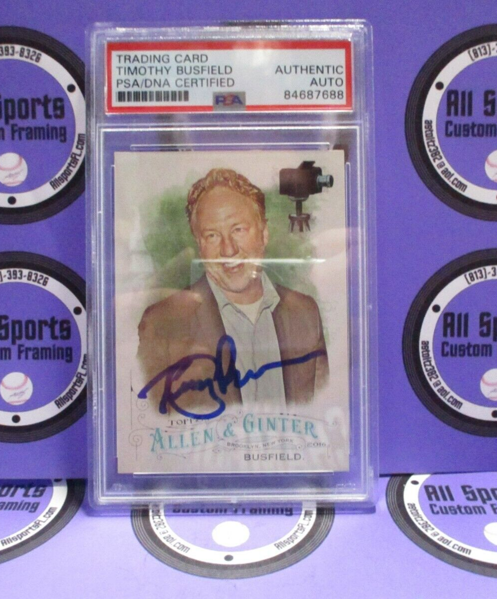 Timothy Busfield Actor Autographed Signed 2016 Allen & Ginter Card (4) PSA Slab