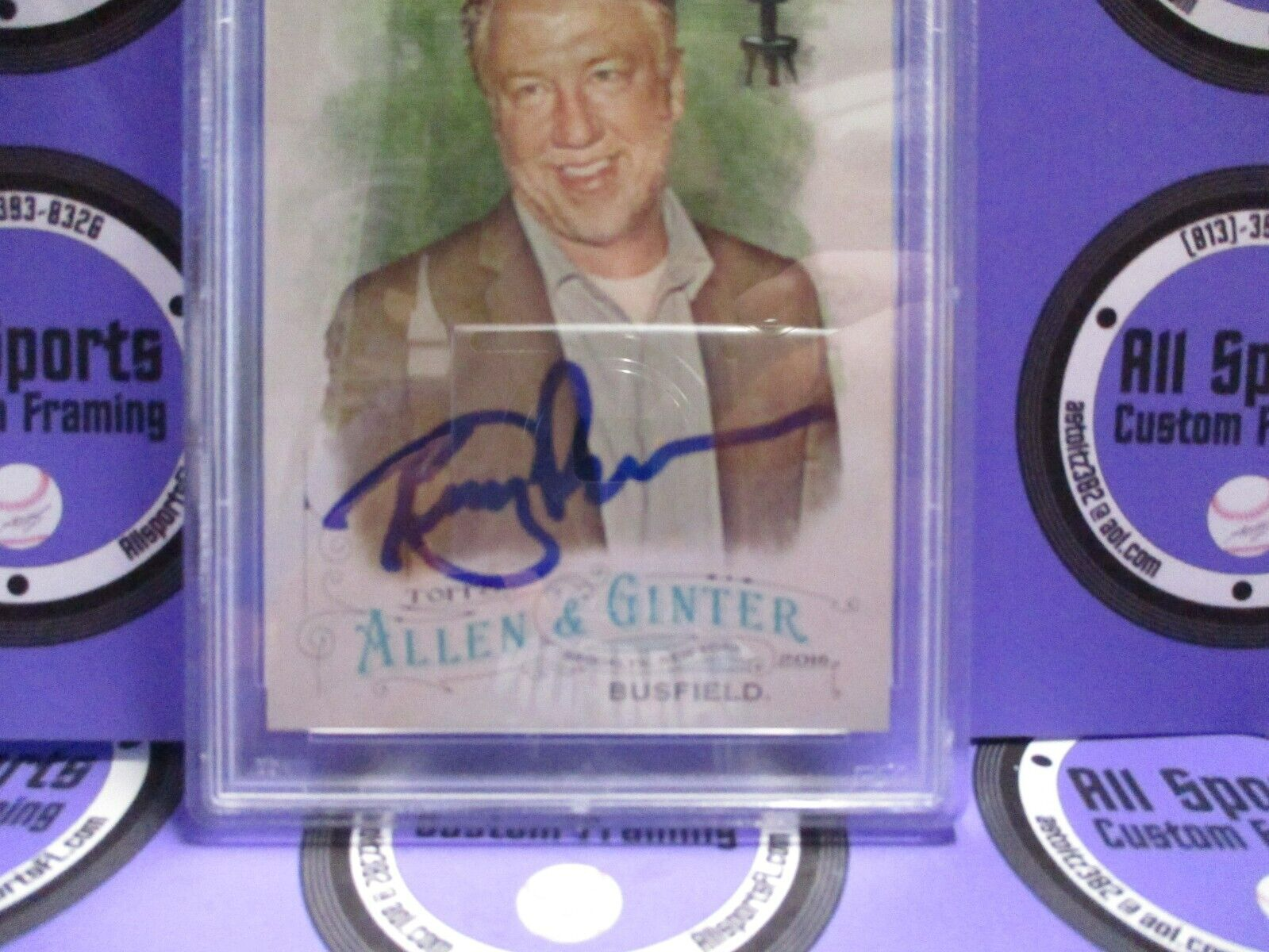 Timothy Busfield Actor Autographed Signed 2016 Allen & Ginter Card (4) PSA Slab