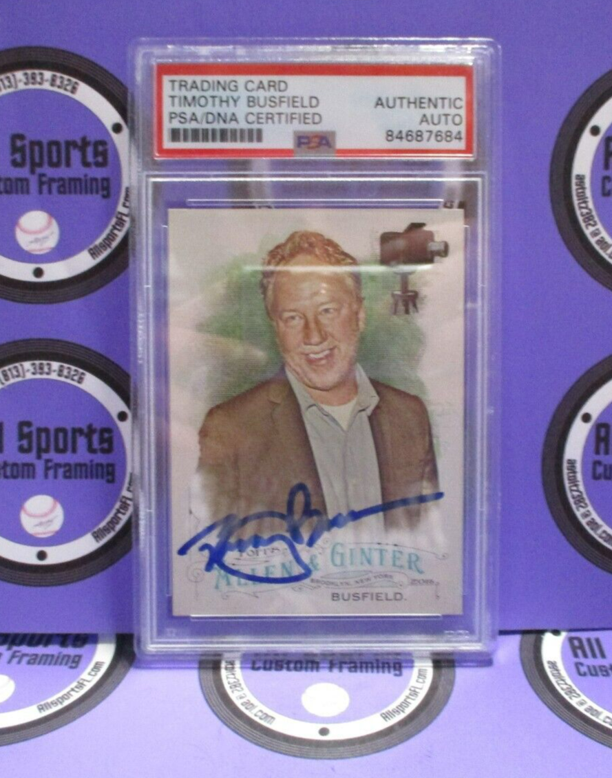 Timothy Busfield Actor Autographed Signed 2016 Allen & Ginter Card (5) PSA Slab