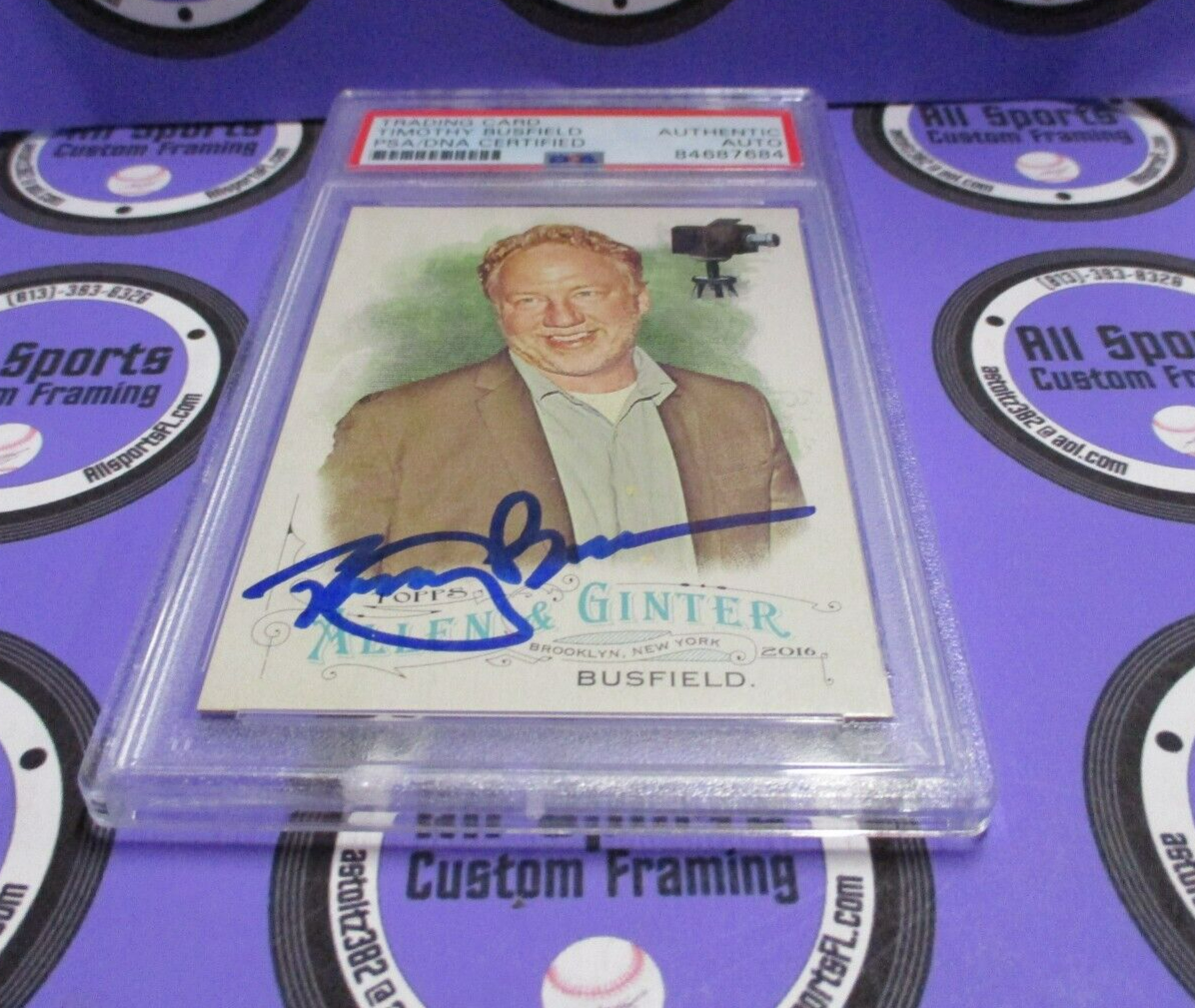 Timothy Busfield Actor Autographed Signed 2016 Allen & Ginter Card (5) PSA Slab