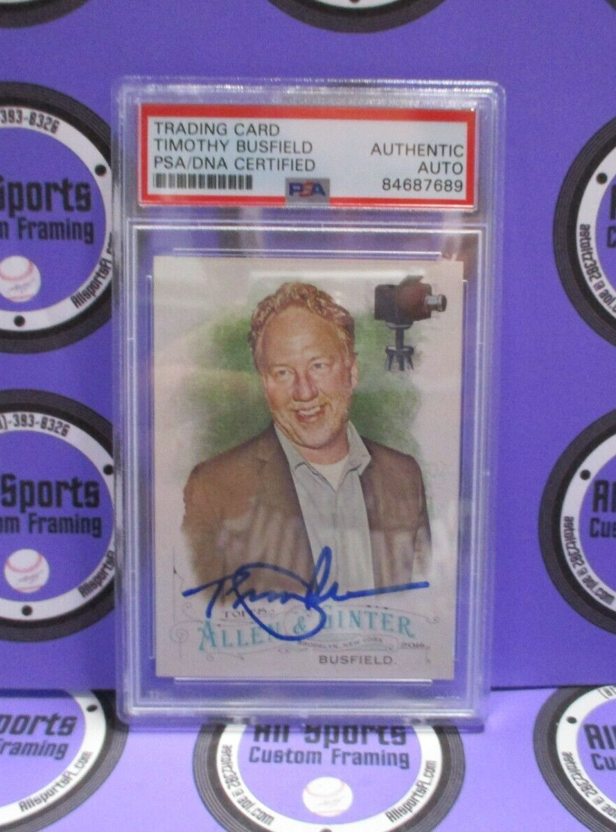 Timothy Busfield Actor Autographed Signed 2016 Allen & Ginter Card (3) PSA Slab