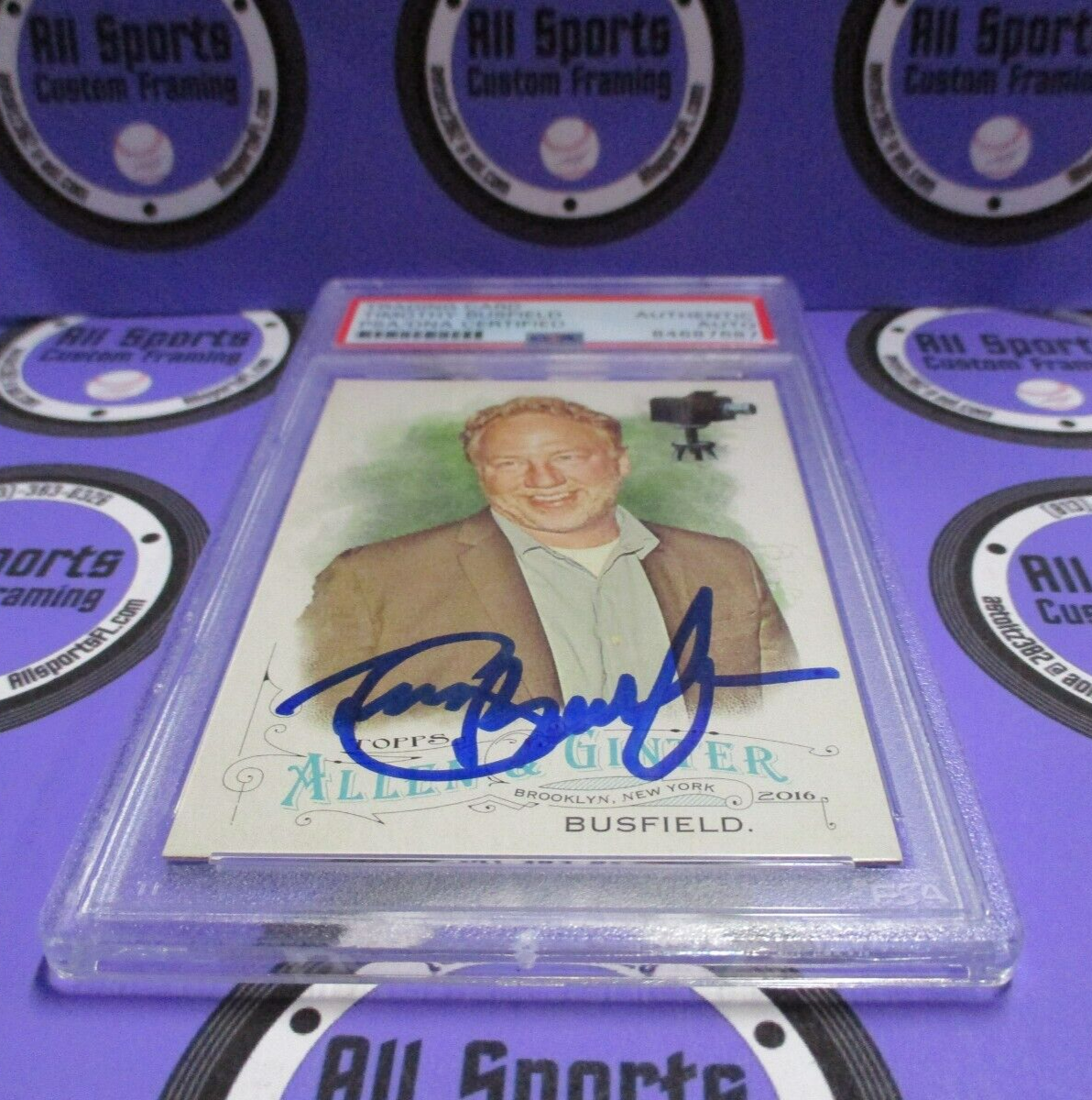 Timothy Busfield Actor Autographed Signed 2016 Allen & Ginter Card PSA Slab