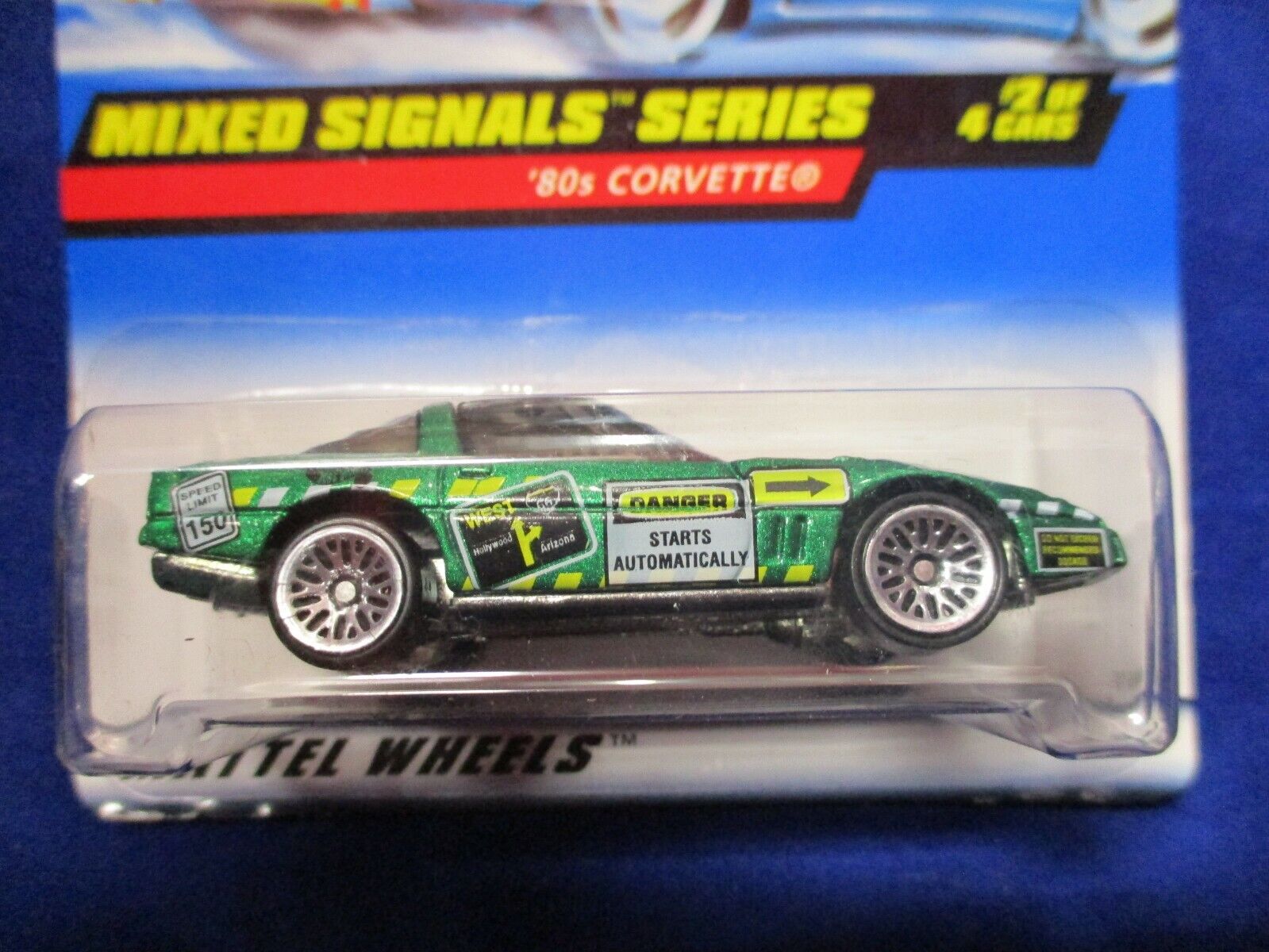 Hot Wheels Mattel Wheels Mixed Signals Series '80s Corvette #2/4 Collector #734