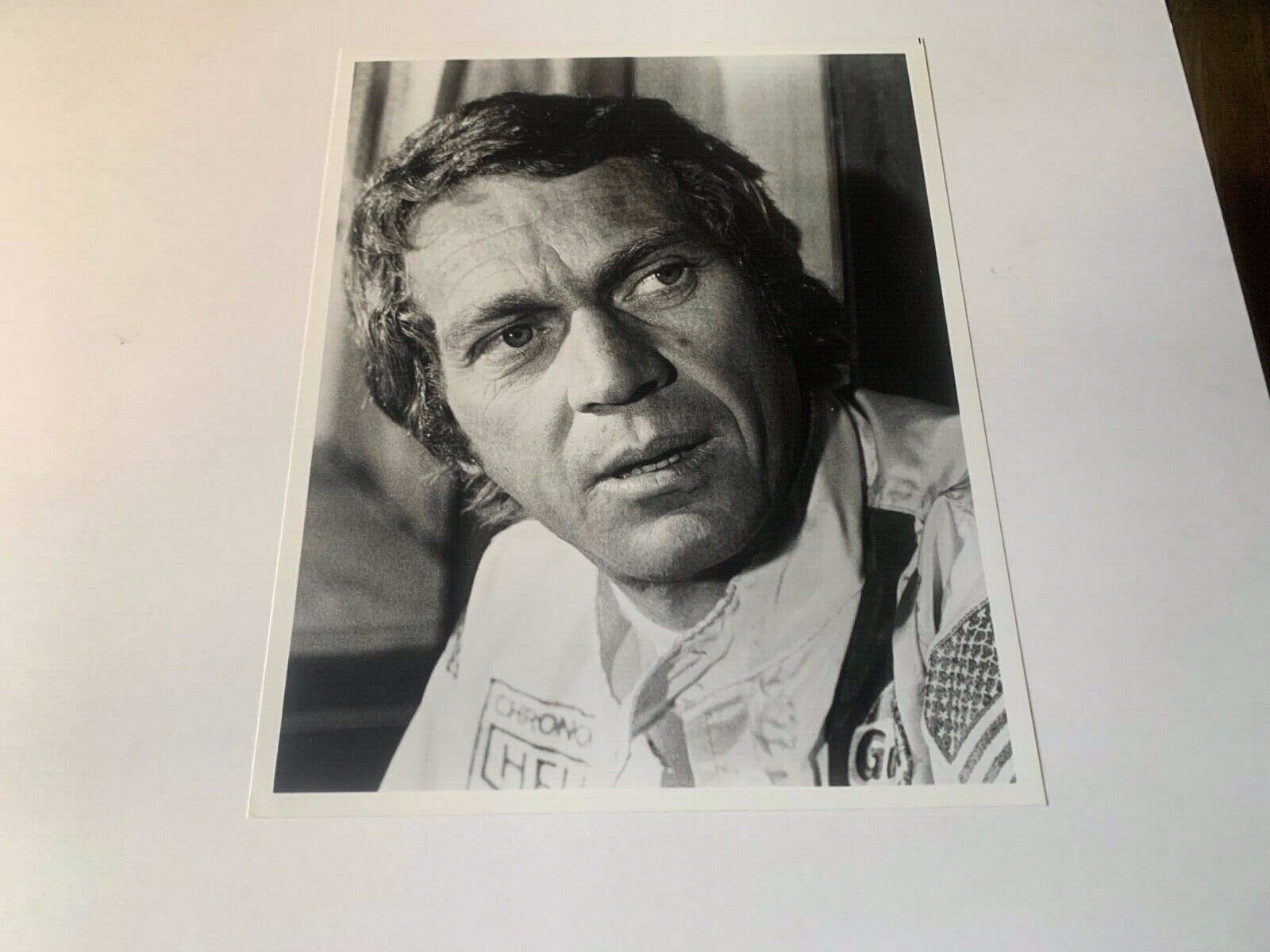 Steve McQueen Actor Unsigned Vintage Publicity Celebrity 8x10 B&W Photo