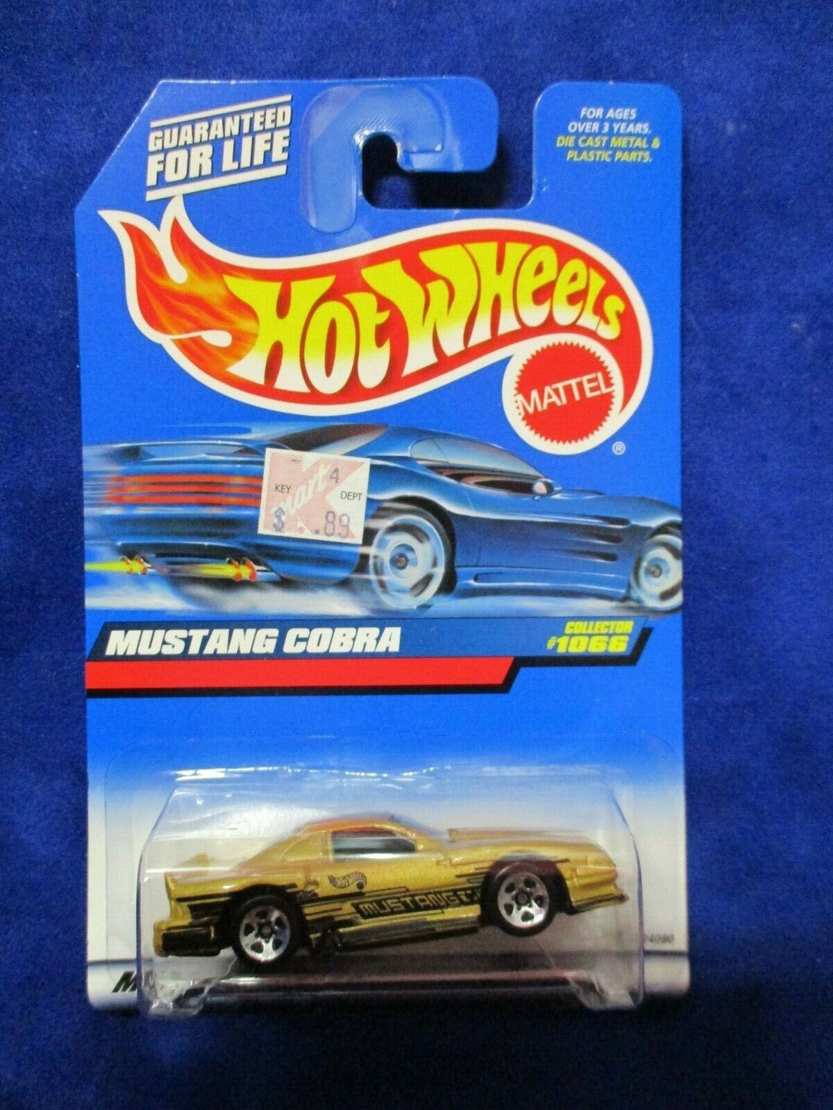 Hot Wheels Mattel Wheels Mustang Cobra Gold Collector #1066