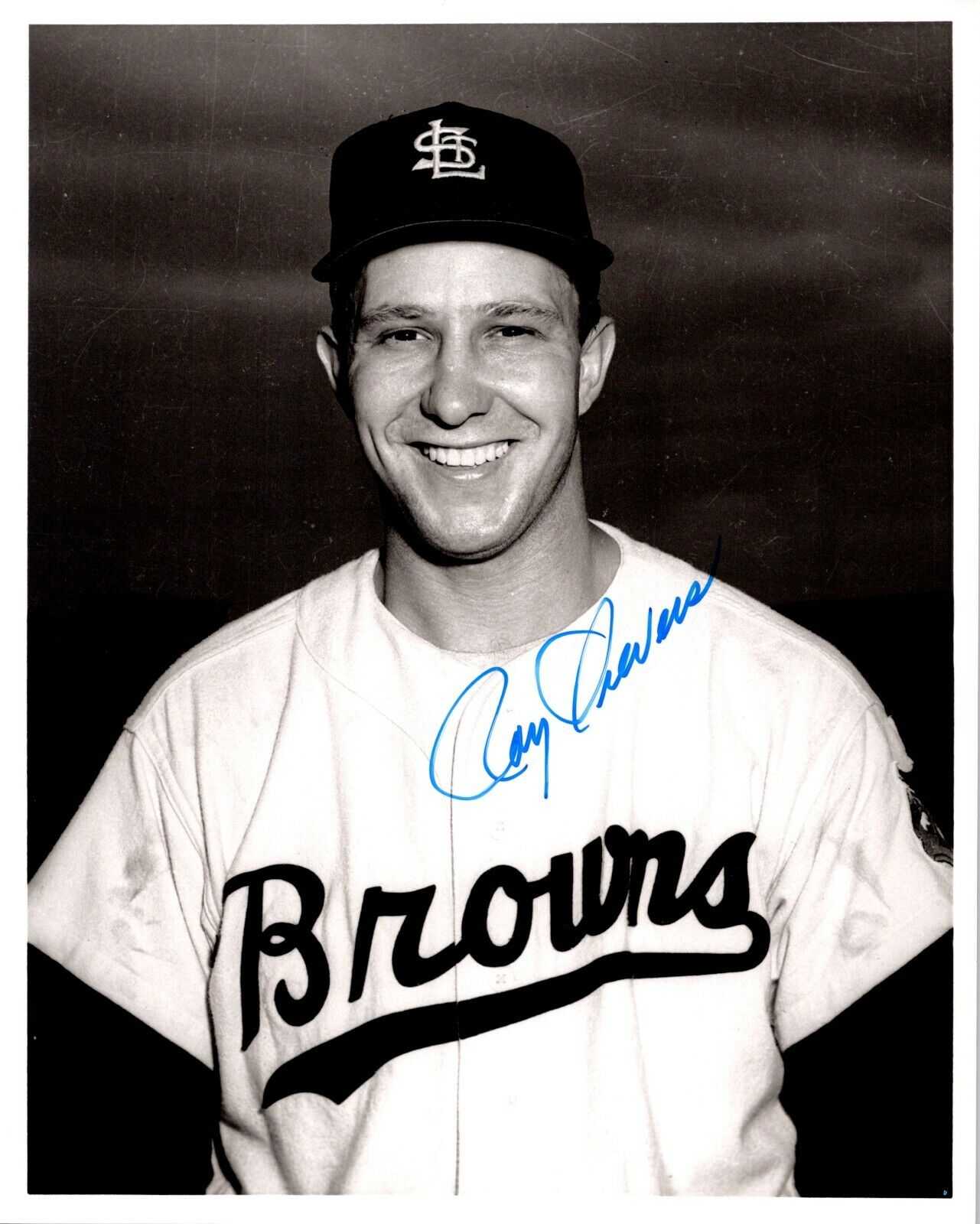 Roy Sievers St. Louis Browns Signed autographed 8x10 photo C