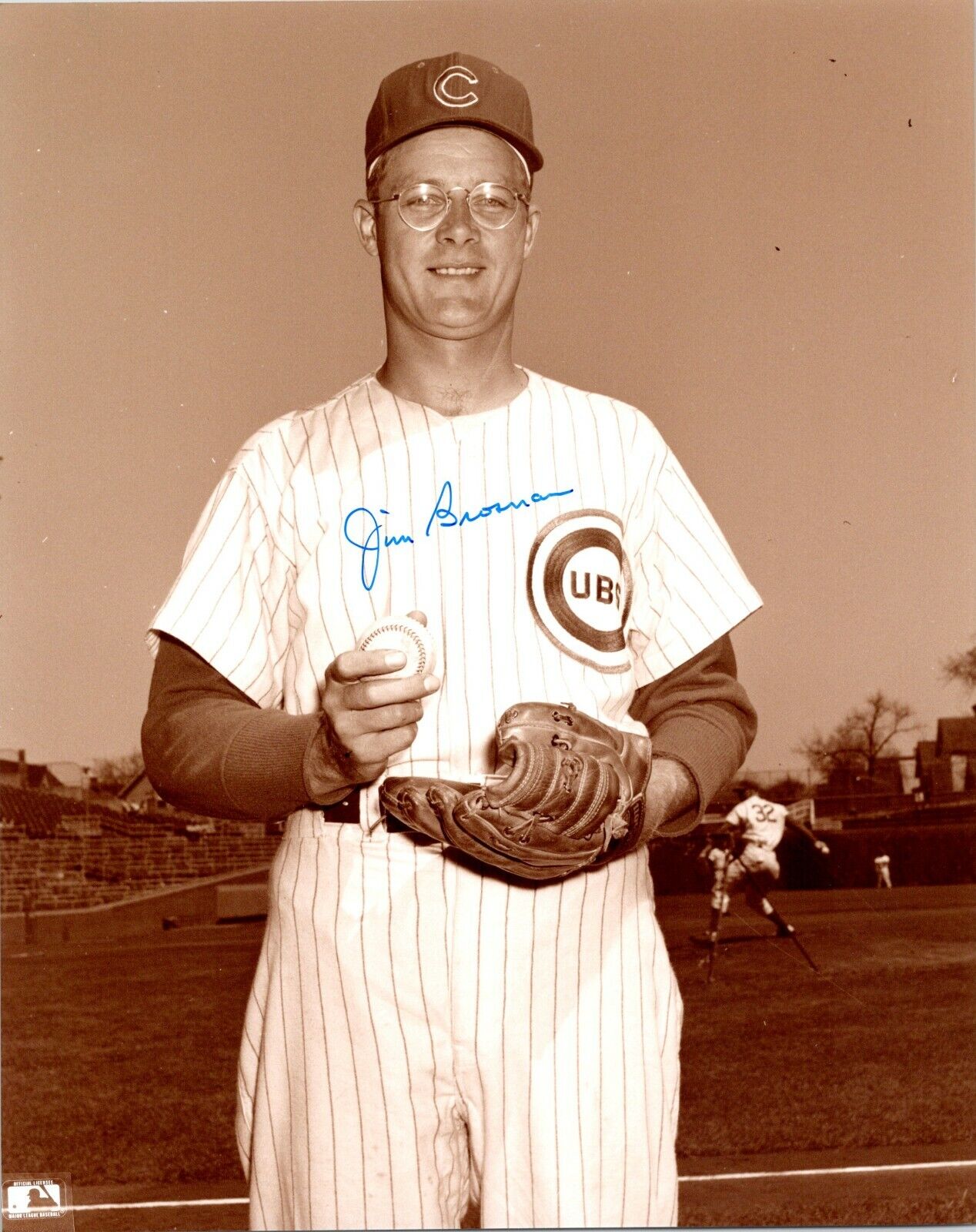 Jim Brosnan Chicago Cubs Signed autographed 8x10 photo