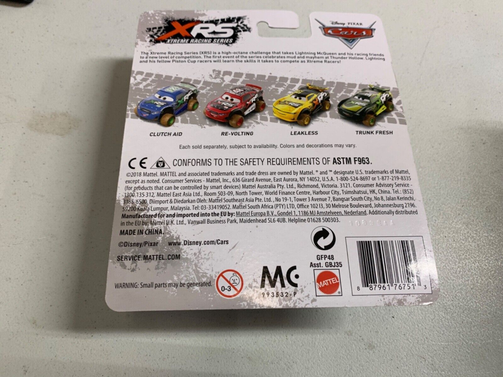 Disney Pixar Cars XRS Mud Racing Leakless